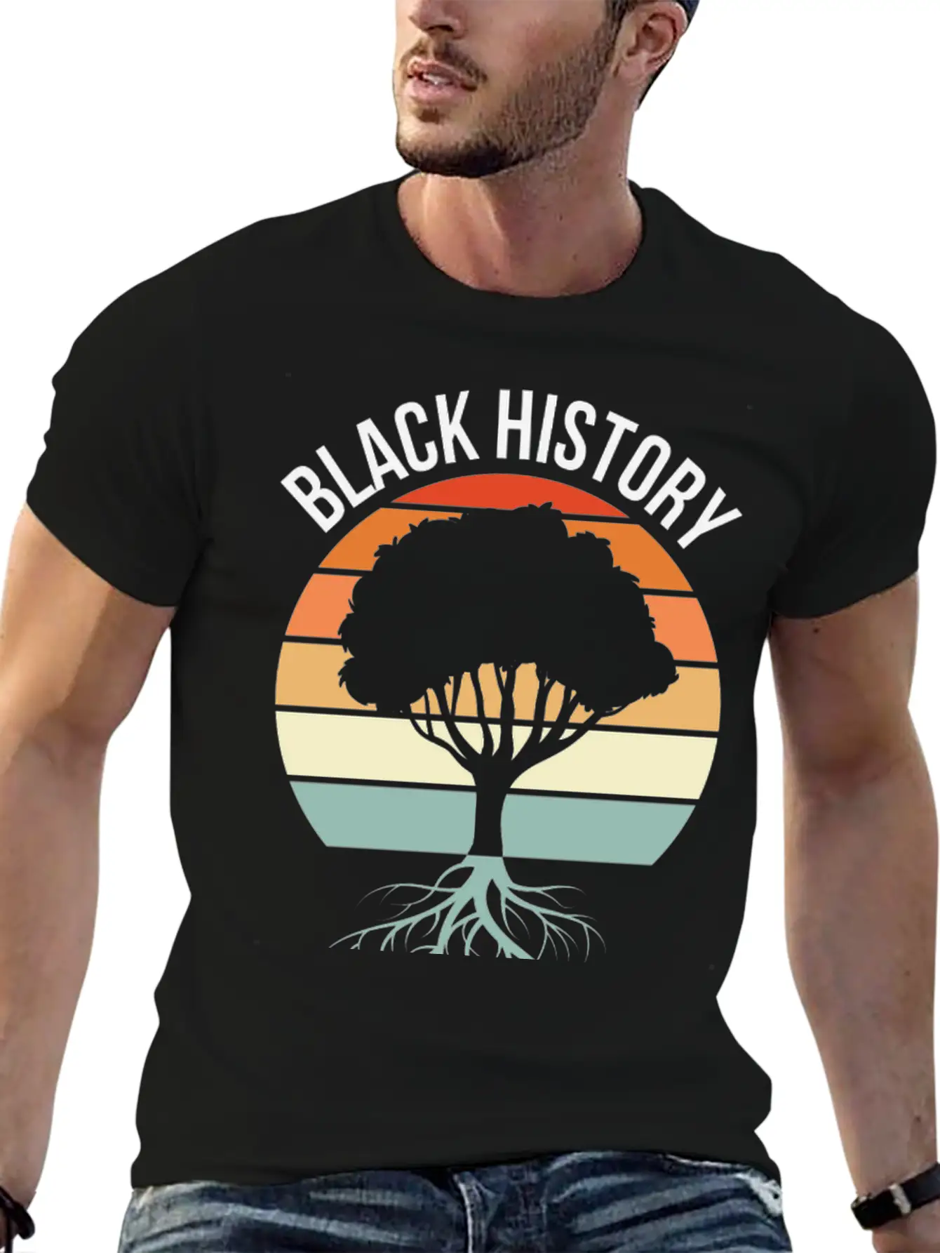 Black History Vintage Lightweight Cotton T-Shirt – Daily Comfort Graphic Shirt