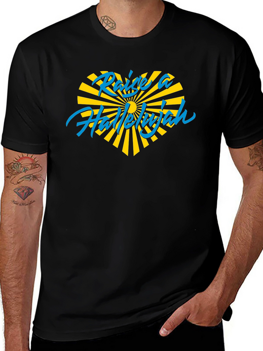 Raise a Hallelujah Graphic T-Shirt - Soft Cotton Blend