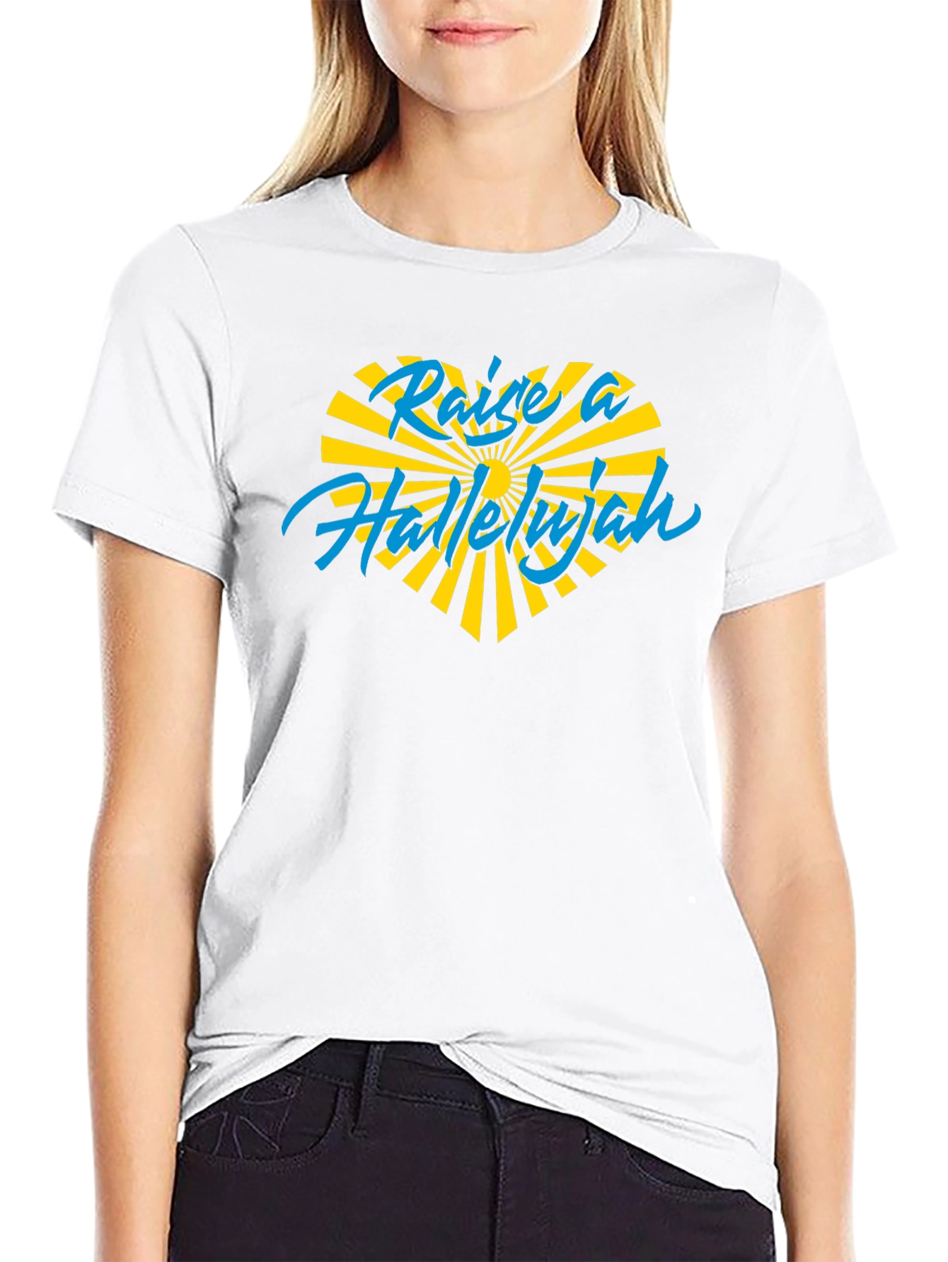 Raise a Hallelujah Graphic T-Shirt - Soft Cotton Blend