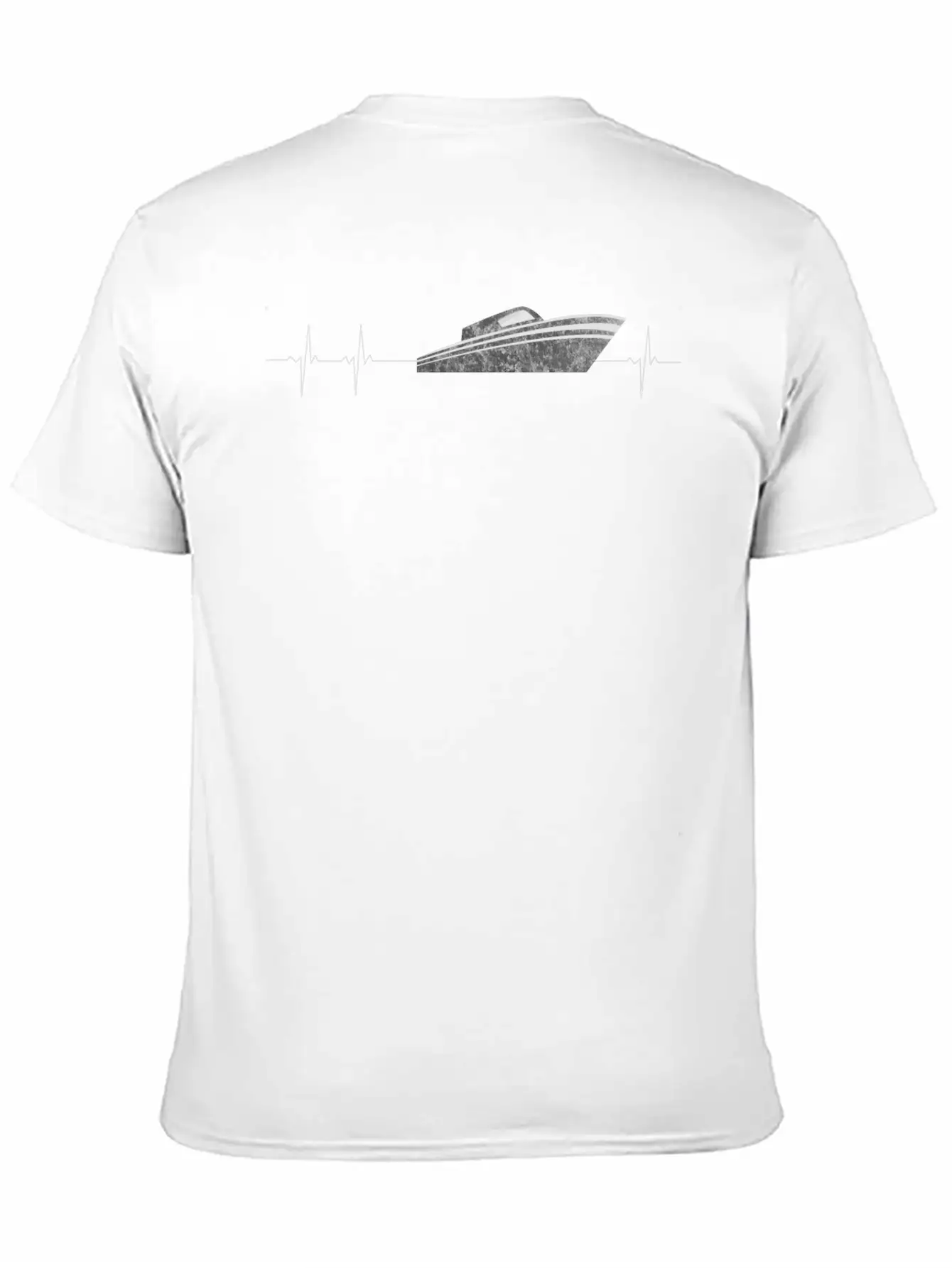 Boatowner Hearbeat Frequency Captain Boat Lightweight Cotton T-Shirt – Daily Comfort Graphic Shirt