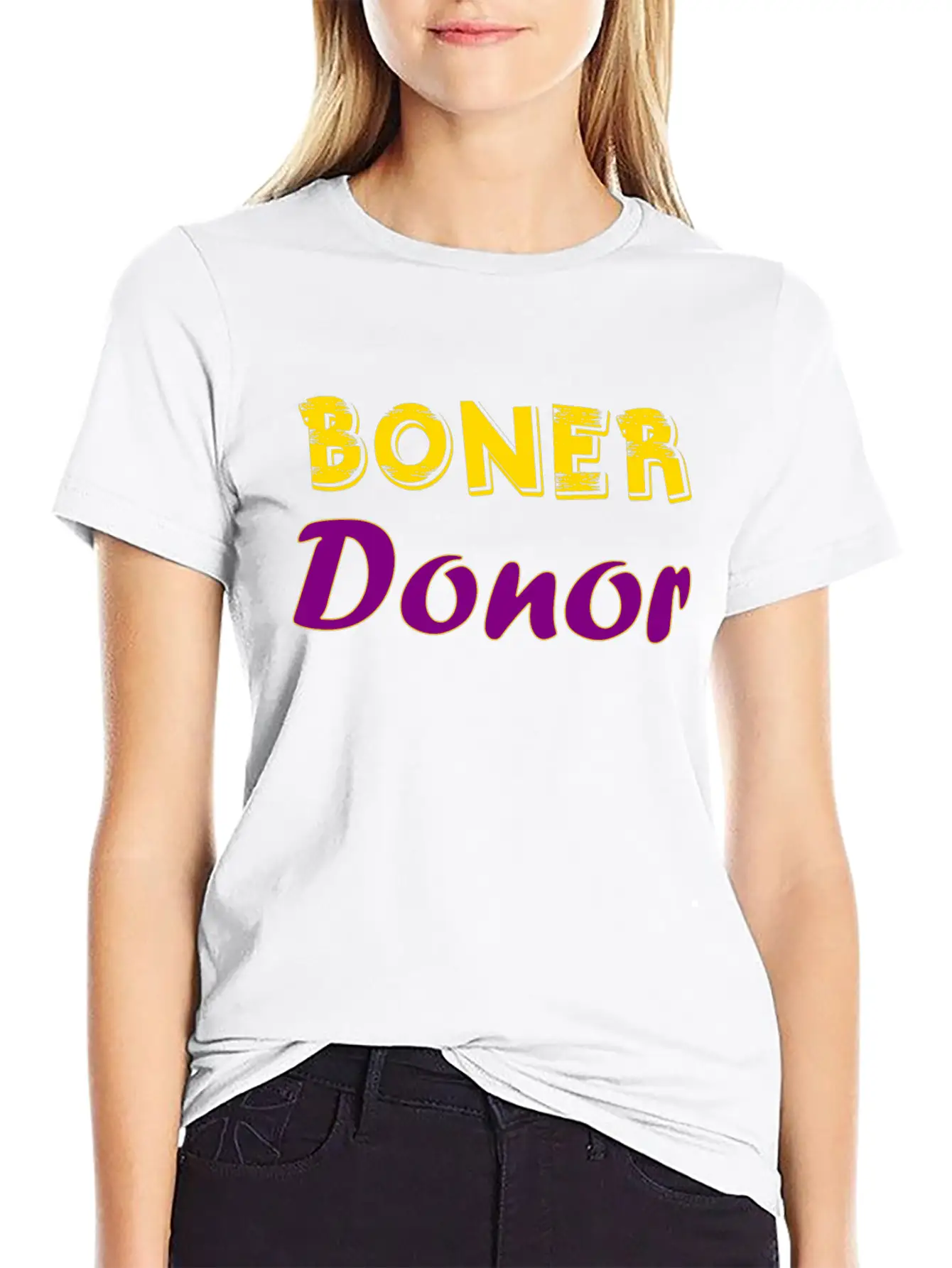Boner Donor Lightweight Cotton T-Shirt – Daily Comfort Graphic Shirt