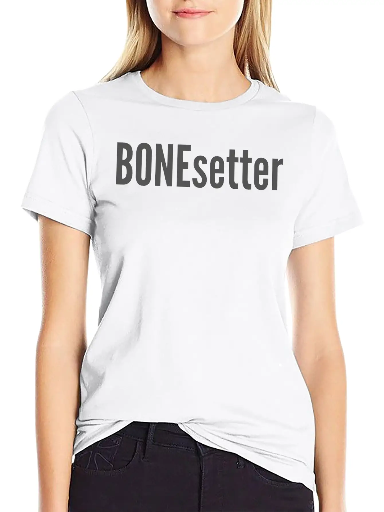 BONEsetter Chiro, Physiotherapist, Orthopedist Lightweight Cotton T-Shirt – Daily Comfort Graphic Shirt