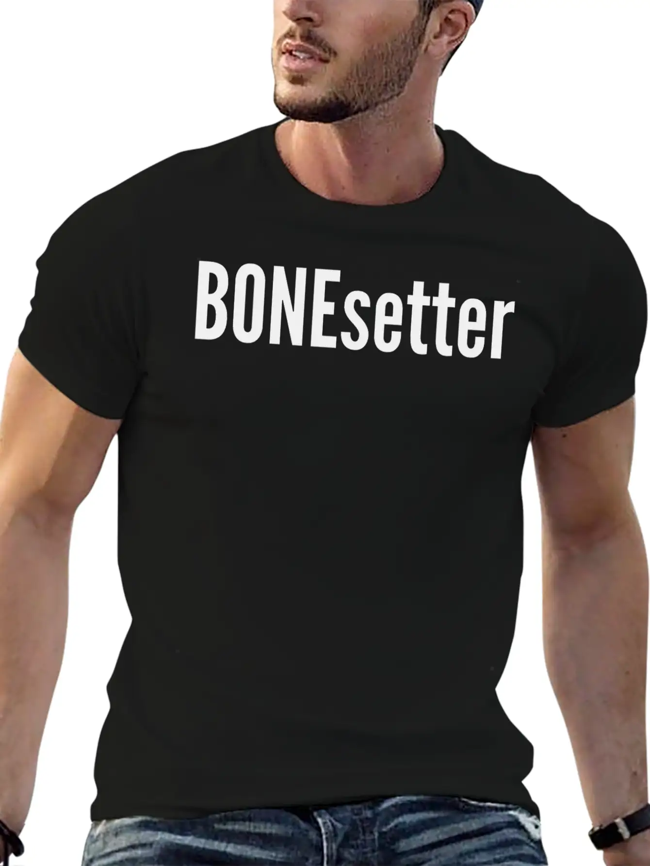 BONEsetter Chiro, Physiotherapist, Orthopedist Lightweight Cotton T-Shirt – Daily Comfort Graphic Shirt
