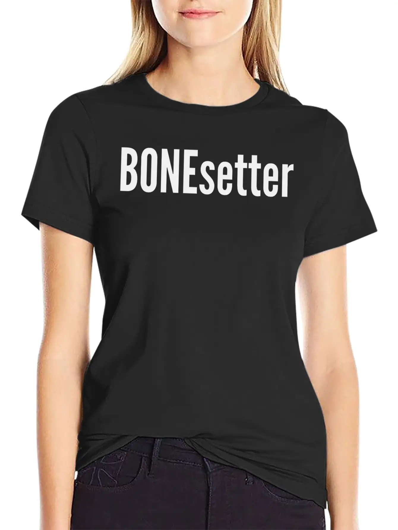 BONEsetter Chiro, Physiotherapist, Orthopedist Lightweight Cotton T-Shirt – Daily Comfort Graphic Shirt