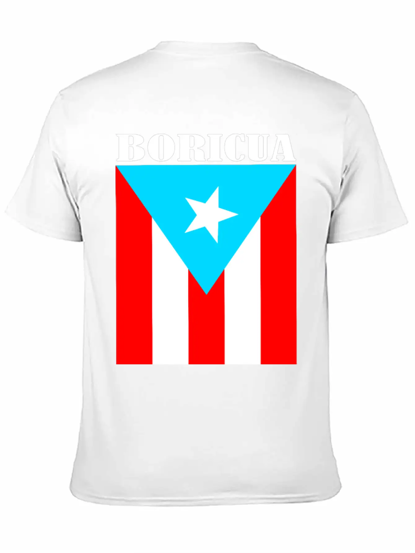 Boricua Bandera Lightweight Cotton T-Shirt – Daily Comfort Graphic Shirt