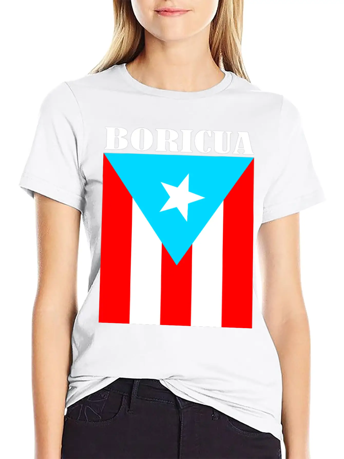 Boricua Bandera Lightweight Cotton T-Shirt – Daily Comfort Graphic Shirt