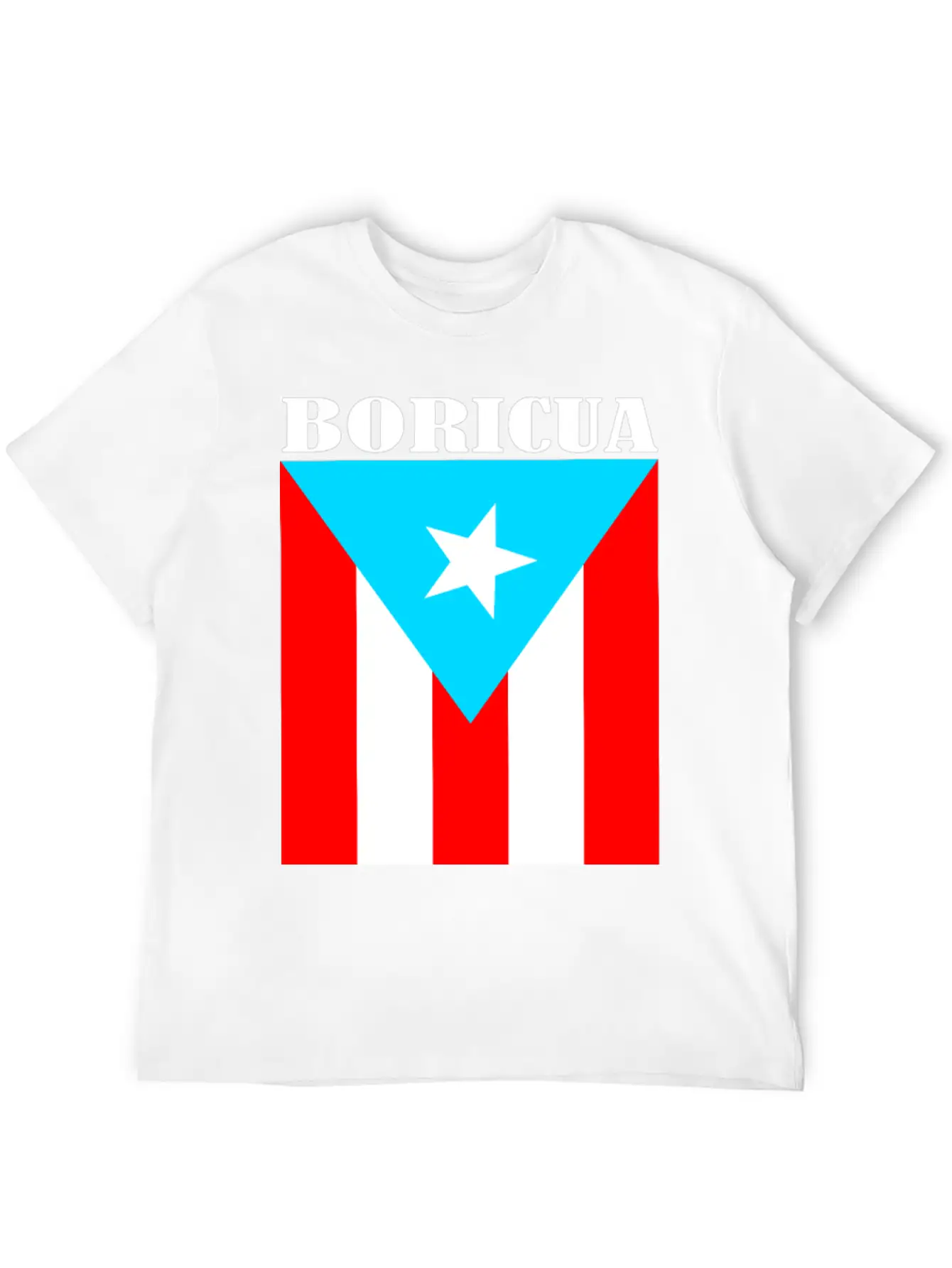 Boricua Bandera Lightweight Cotton T-Shirt – Daily Comfort Graphic Shirt