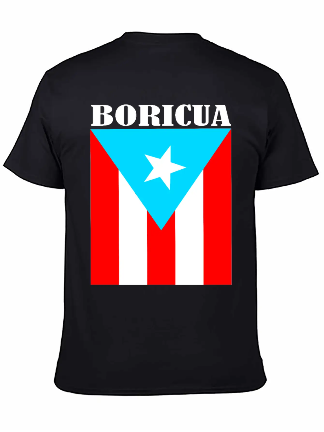 Boricua Bandera Lightweight Cotton T-Shirt – Daily Comfort Graphic Shirt