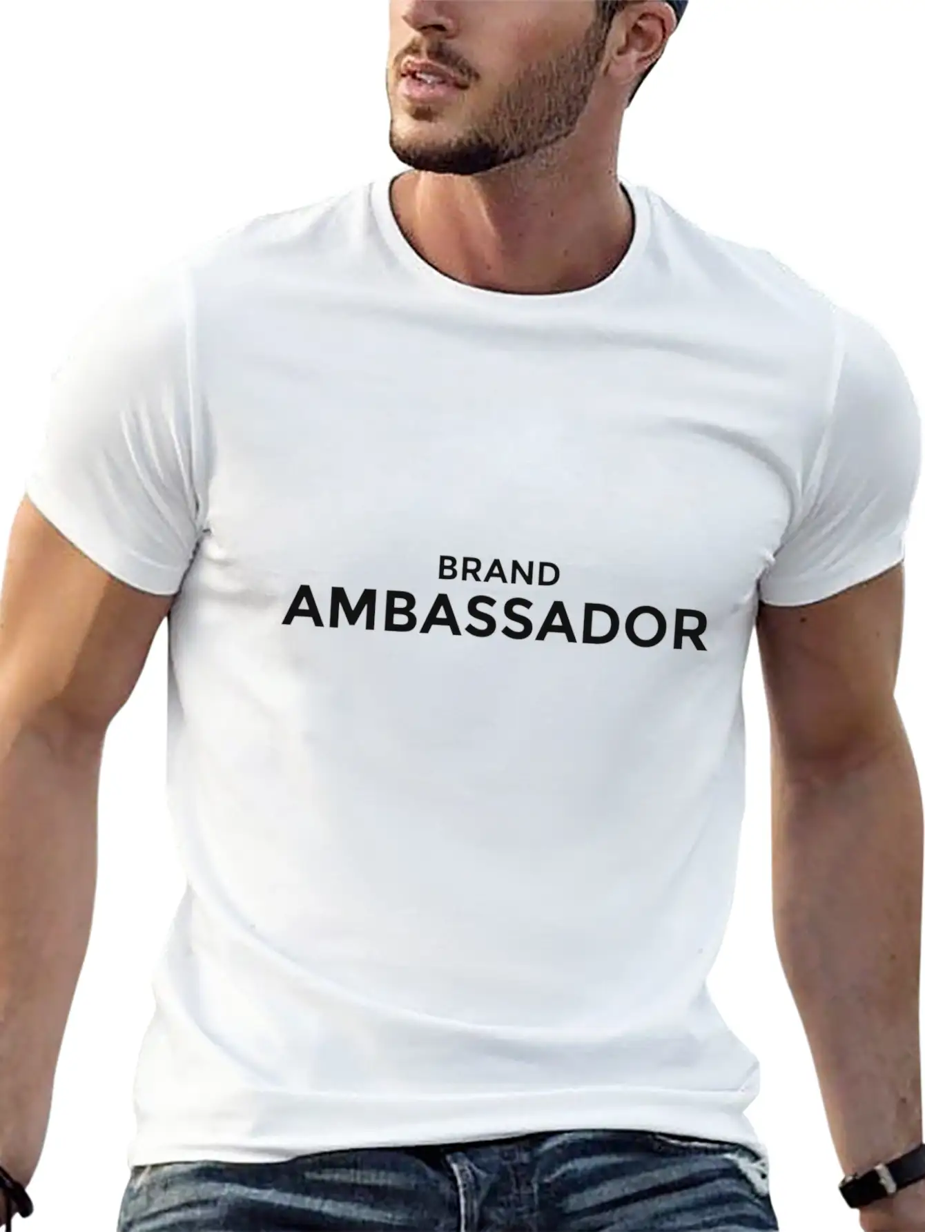 Brand Ambassador Lightweight Cotton T-Shirt – Daily Comfort Graphic Shirt