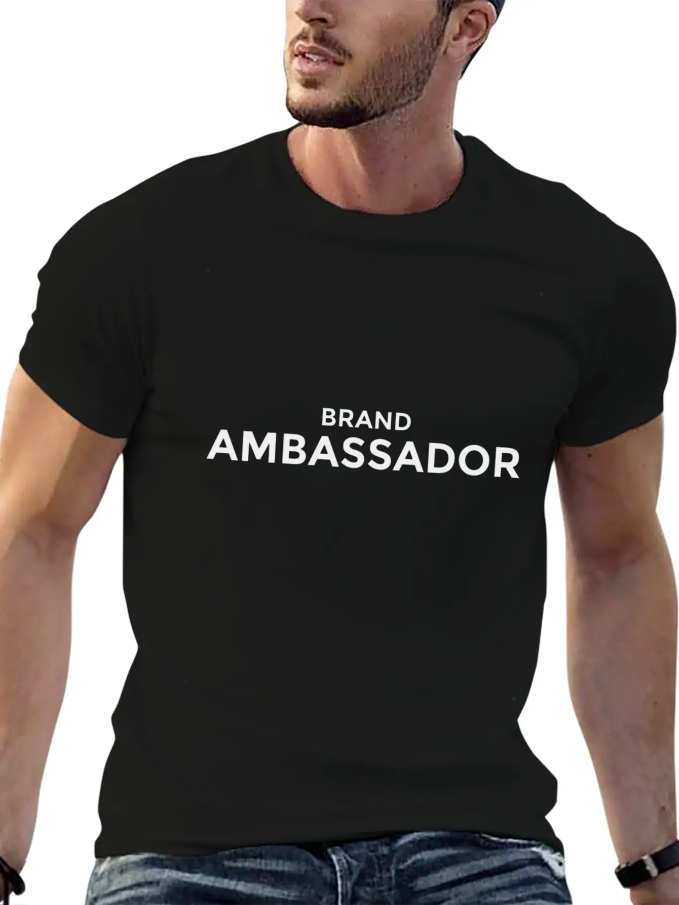 Brand Ambassador Lightweight Cotton T-Shirt – Daily Comfort Graphic Shirt