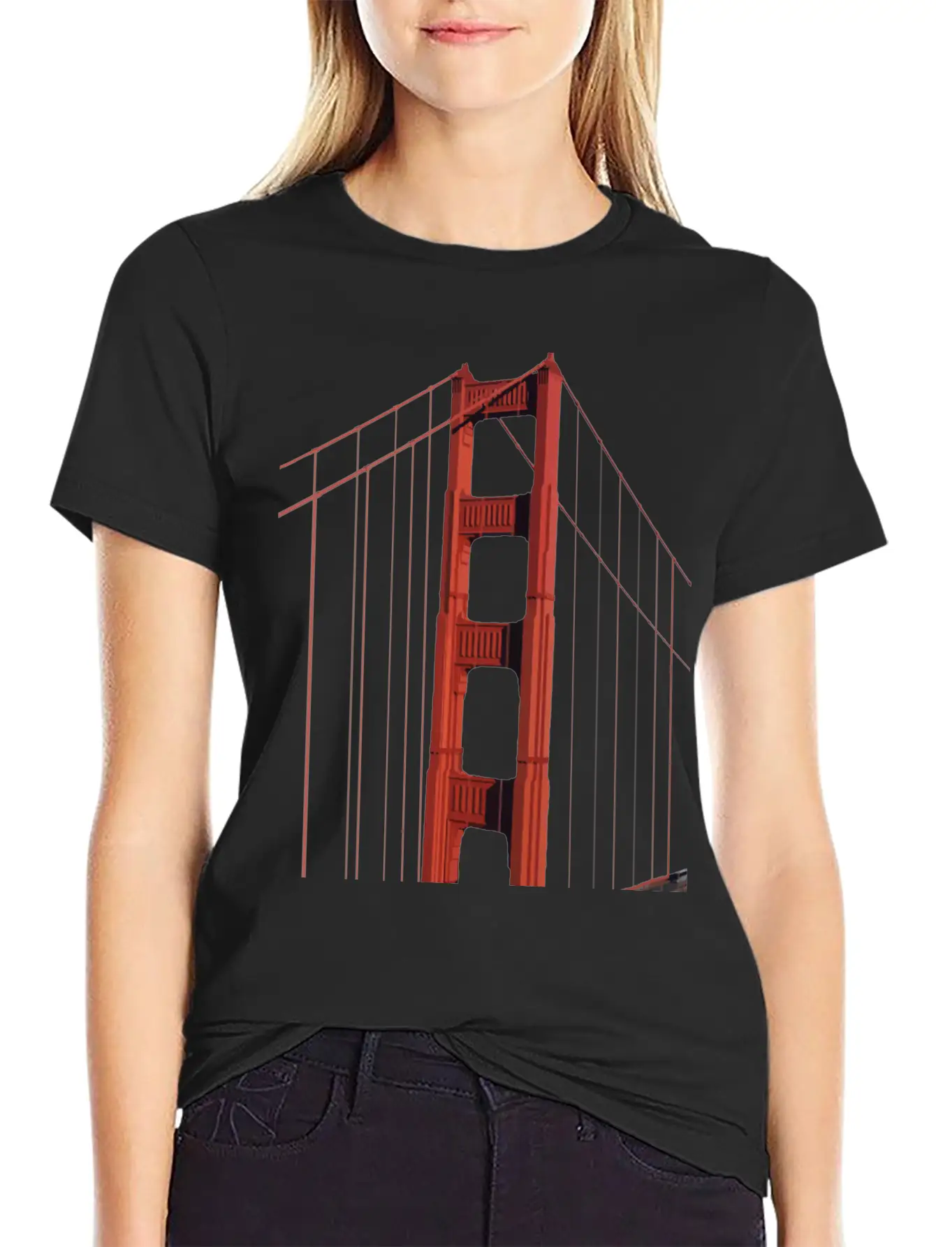 Bridge Lightweight Cotton T-Shirt – Daily Comfort Graphic Shirt