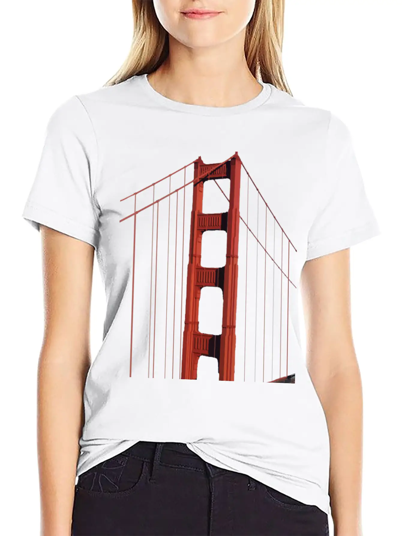 Bridge Lightweight Cotton T-Shirt – Daily Comfort Graphic Shirt