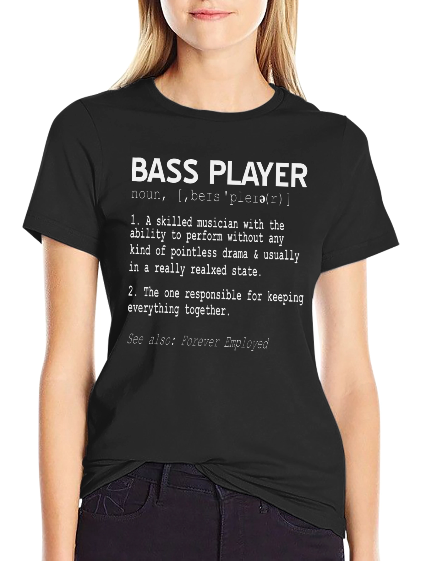 Bass Player Definition T-Shirt