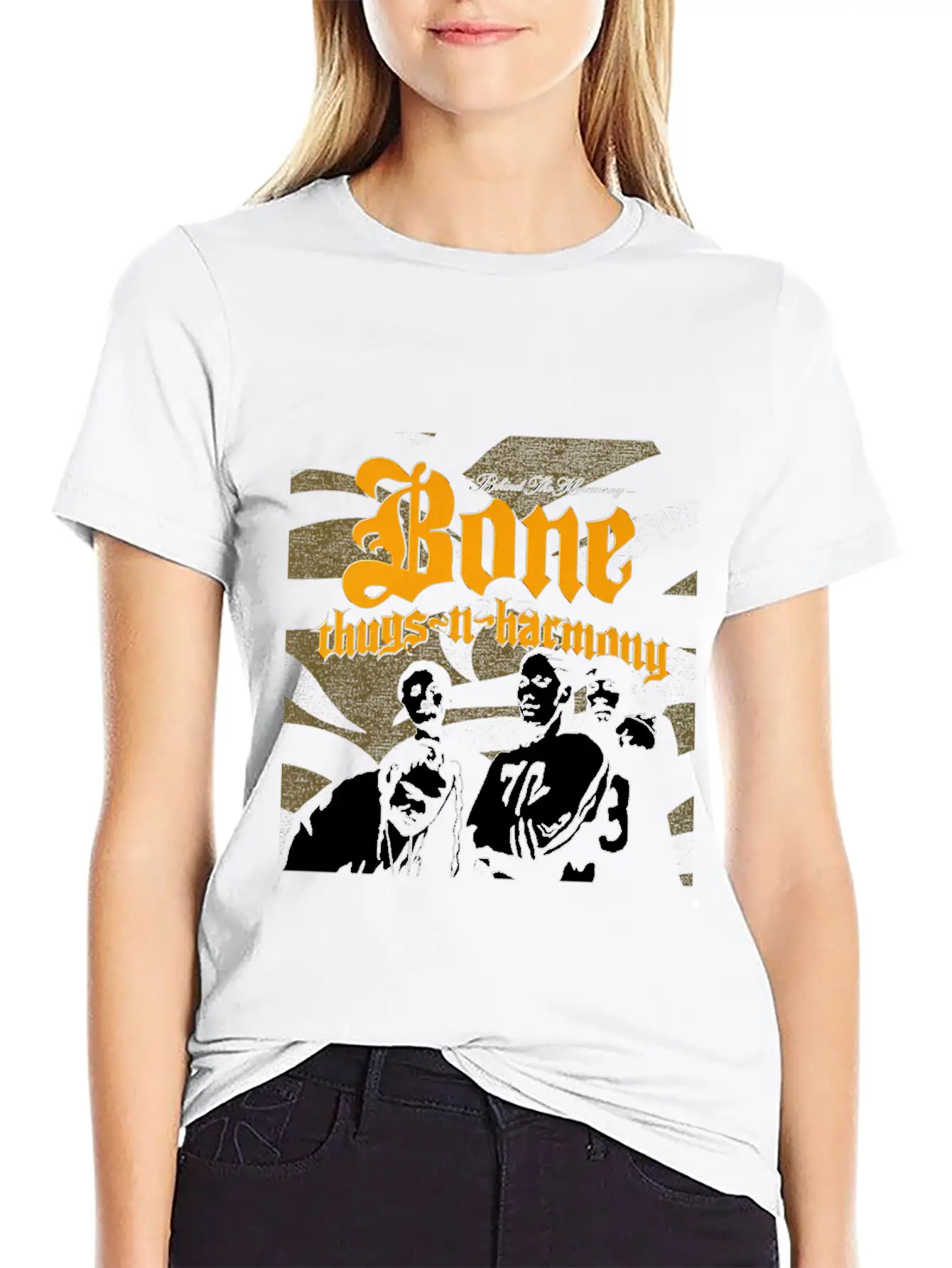 BTNH Bone Thugs N Harmony Artwork Shirt Lightweight Cotton T-Shirt – Daily Comfort Graphic Shirt