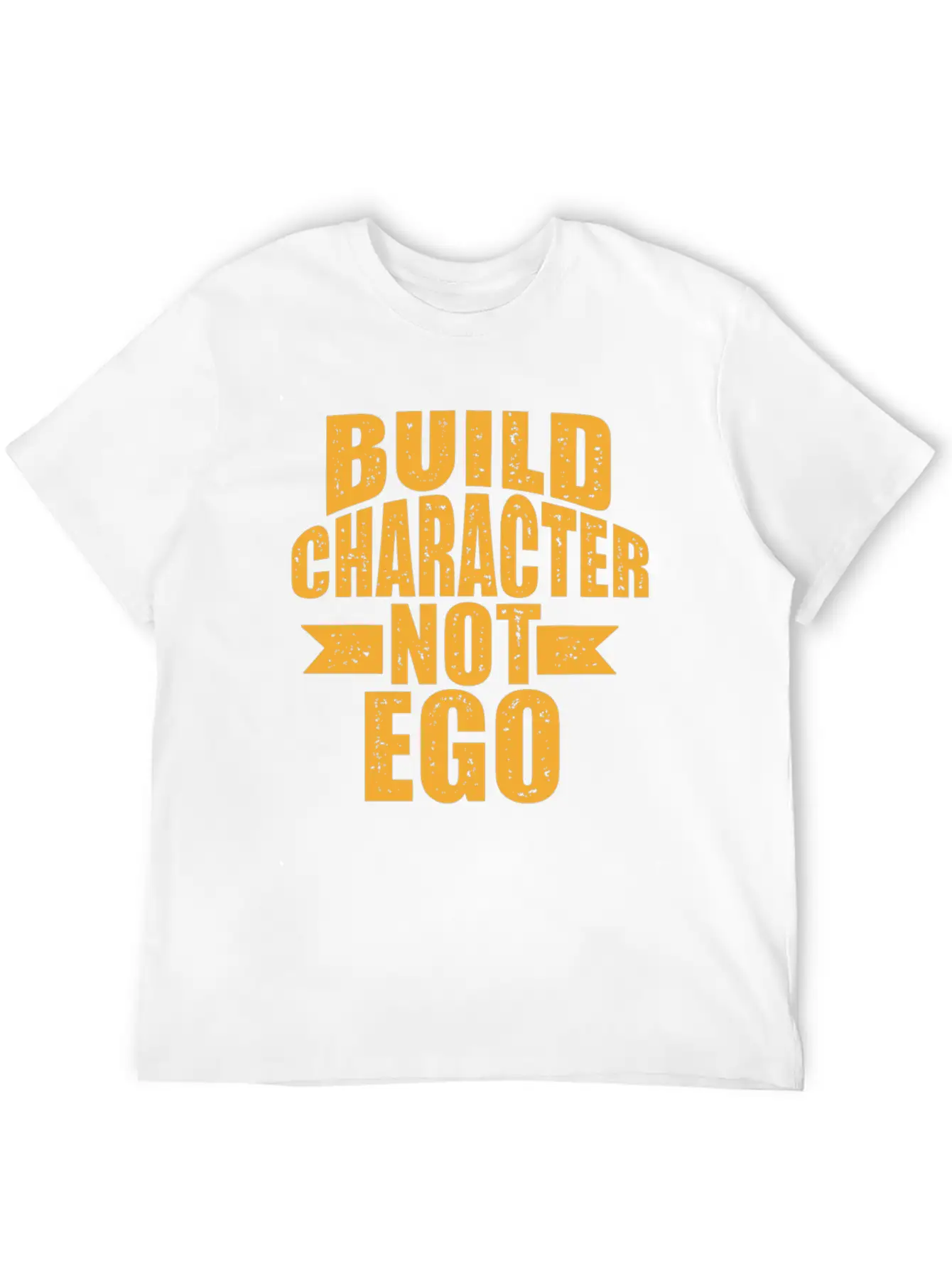 Build Character Ego Typography Lightweight Cotton T-Shirt – Daily Comfort Graphic Shirt