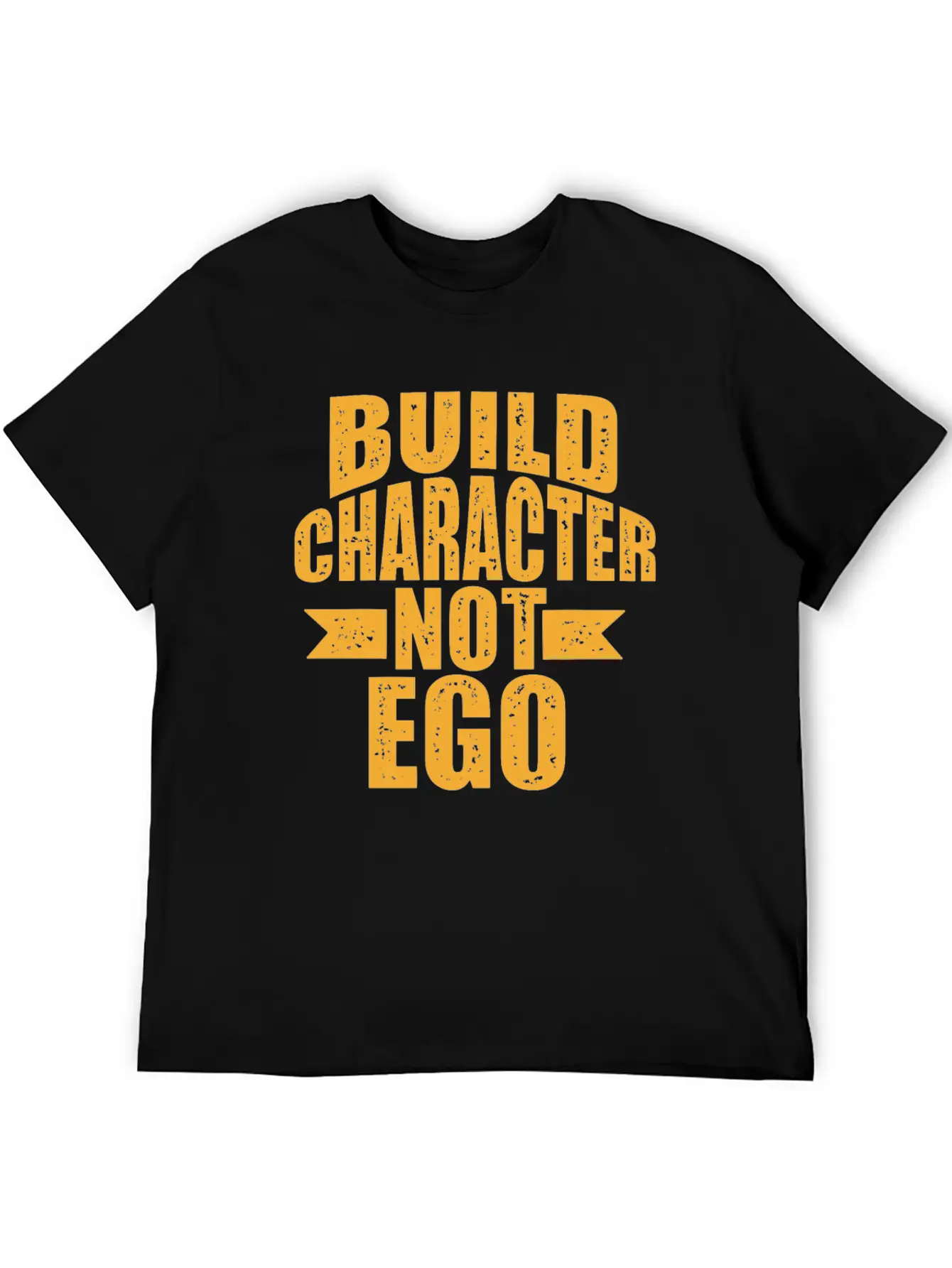 Build Character Ego Typography Lightweight Cotton T-Shirt – Daily Comfort Graphic Shirt