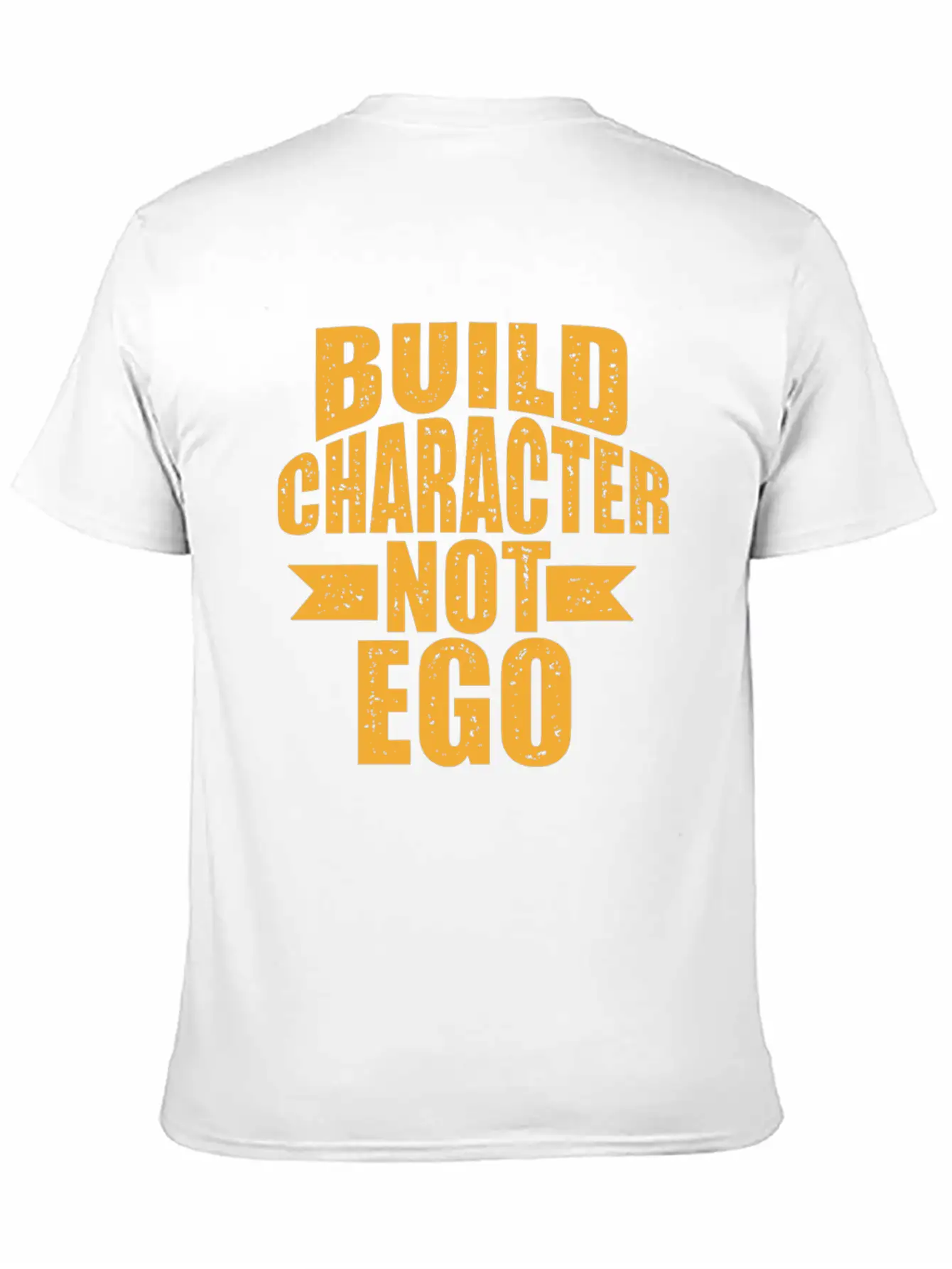 Build Character Ego Typography Lightweight Cotton T-Shirt – Daily Comfort Graphic Shirt