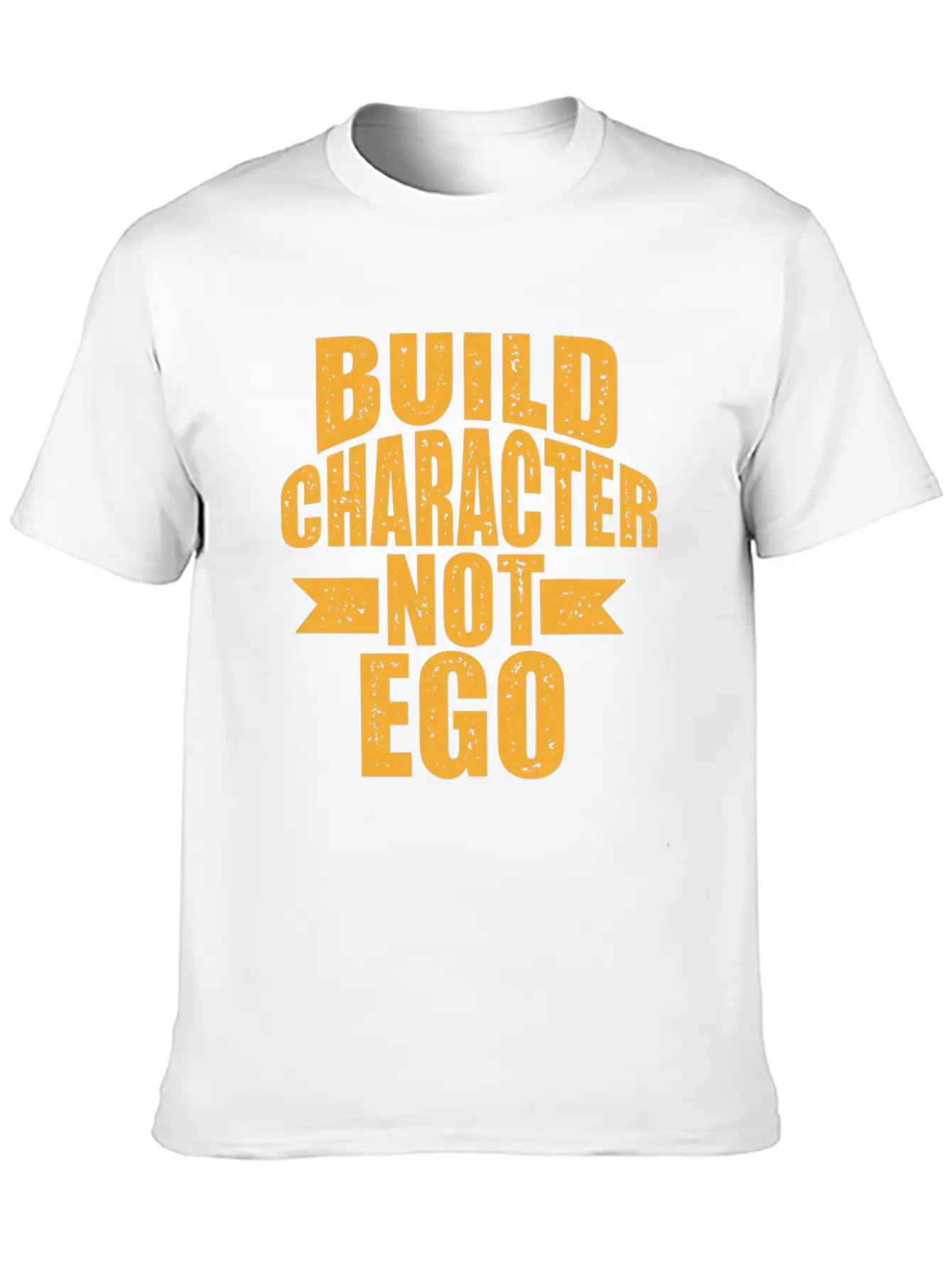 Build Character Ego Typography Lightweight Cotton T-Shirt – Daily Comfort Graphic Shirt