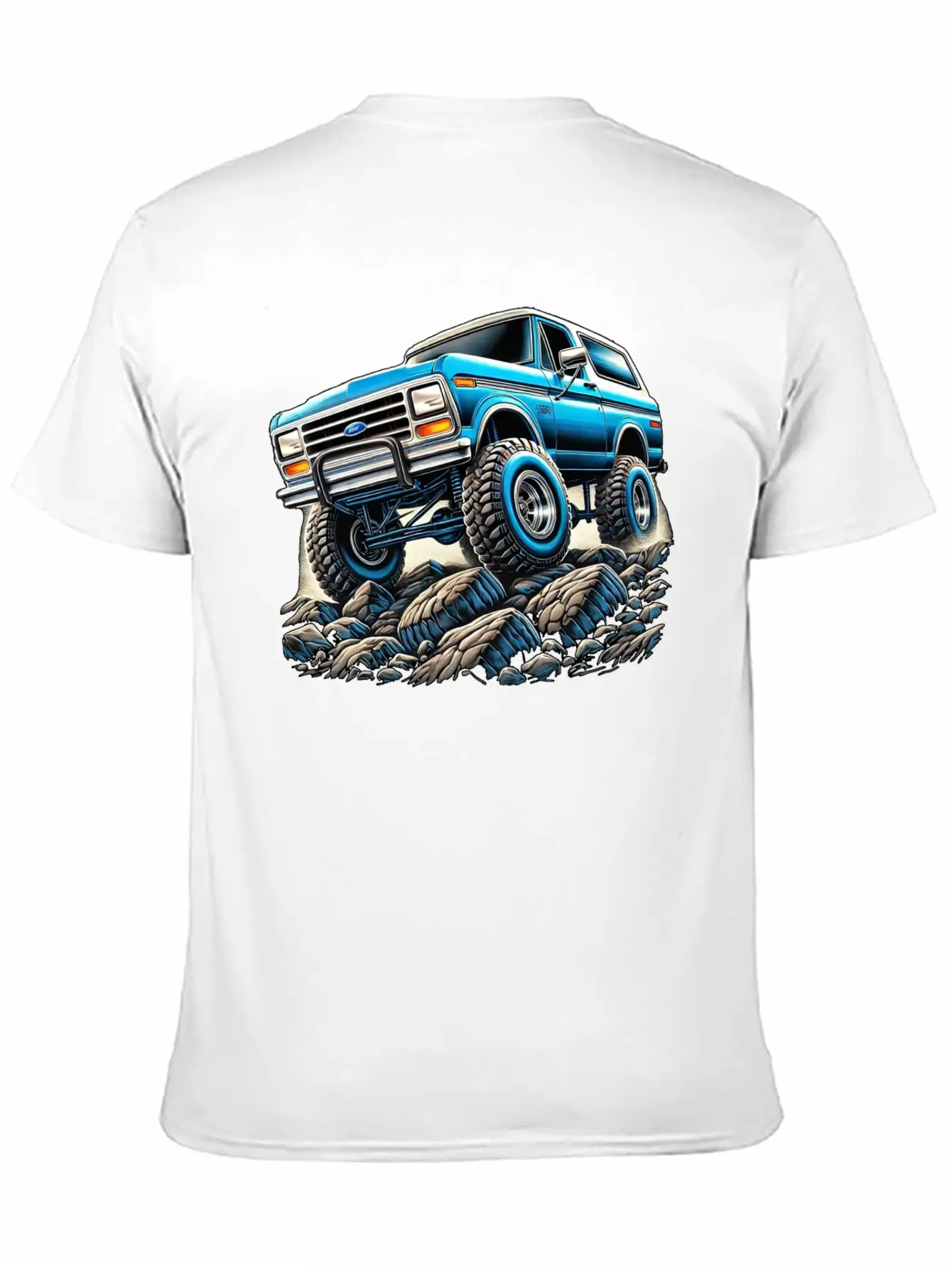 Bullnose Bronco Crawler Lightweight Cotton T-Shirt – Daily Comfort Graphic Shirt