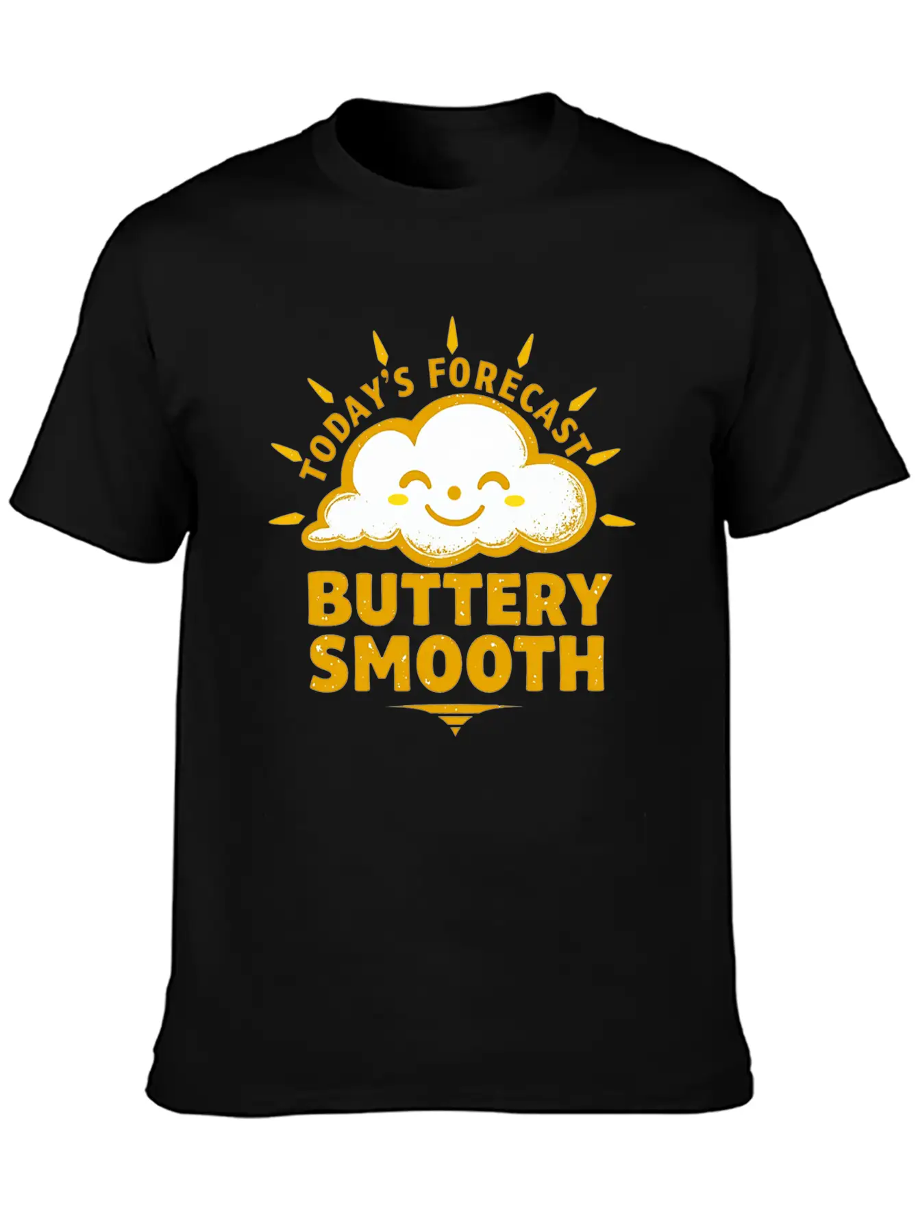 BUTTERY SMOOTH WEATHER Lightweight Cotton T-Shirt – Daily Comfort Graphic Shirt