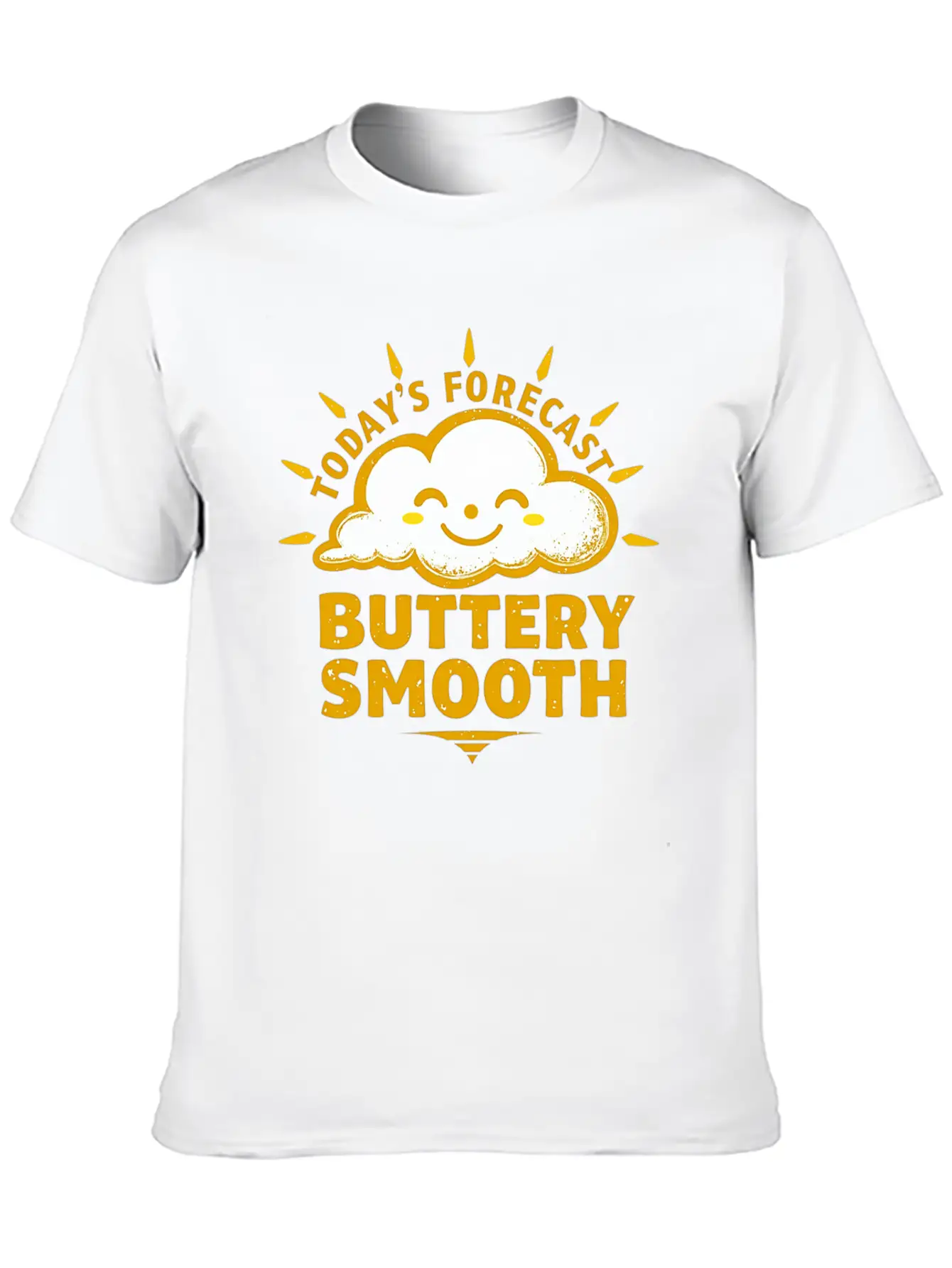 BUTTERY SMOOTH WEATHER Lightweight Cotton T-Shirt – Daily Comfort Graphic Shirt