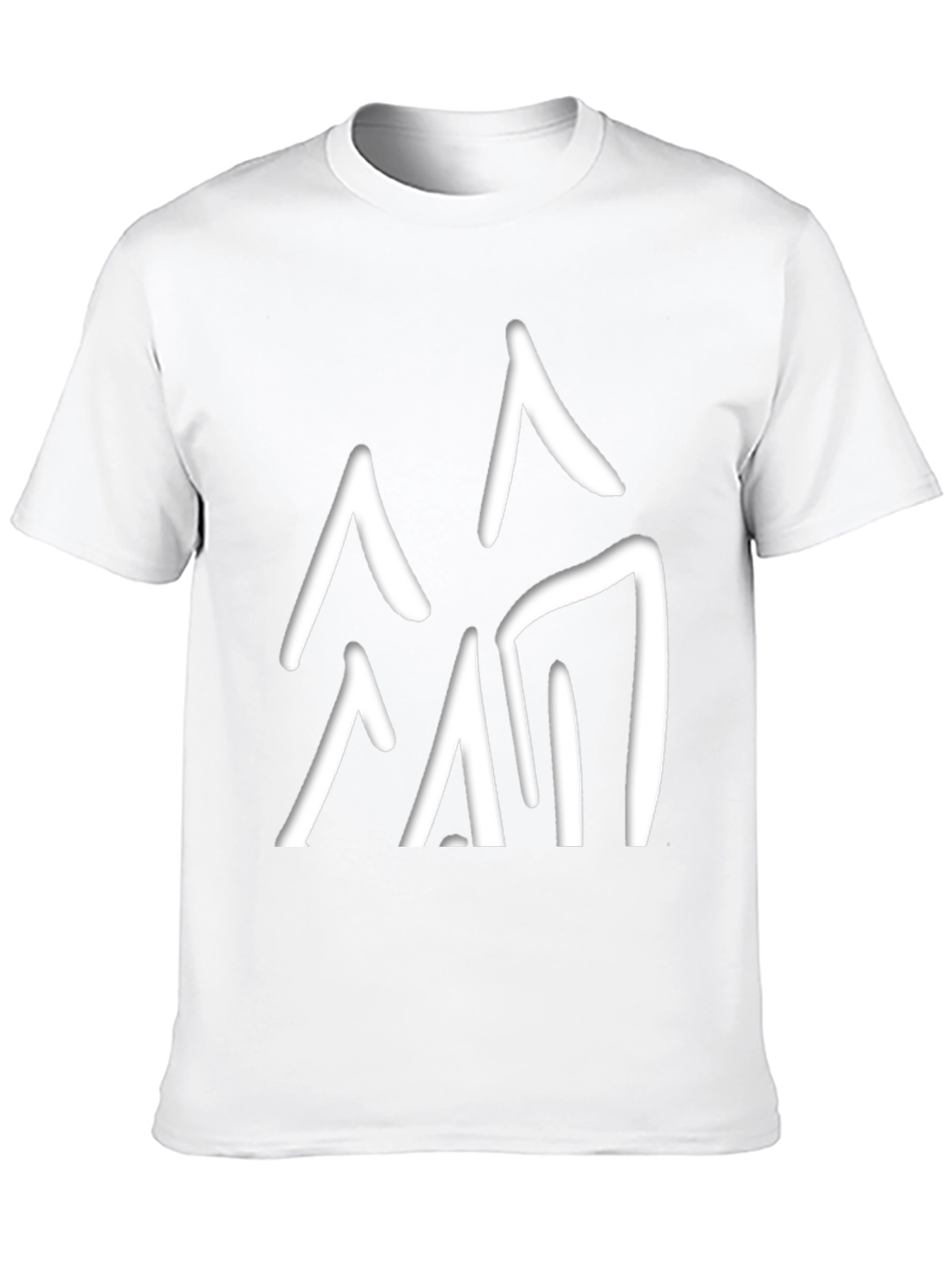Abstract Mountain Graphic Tee