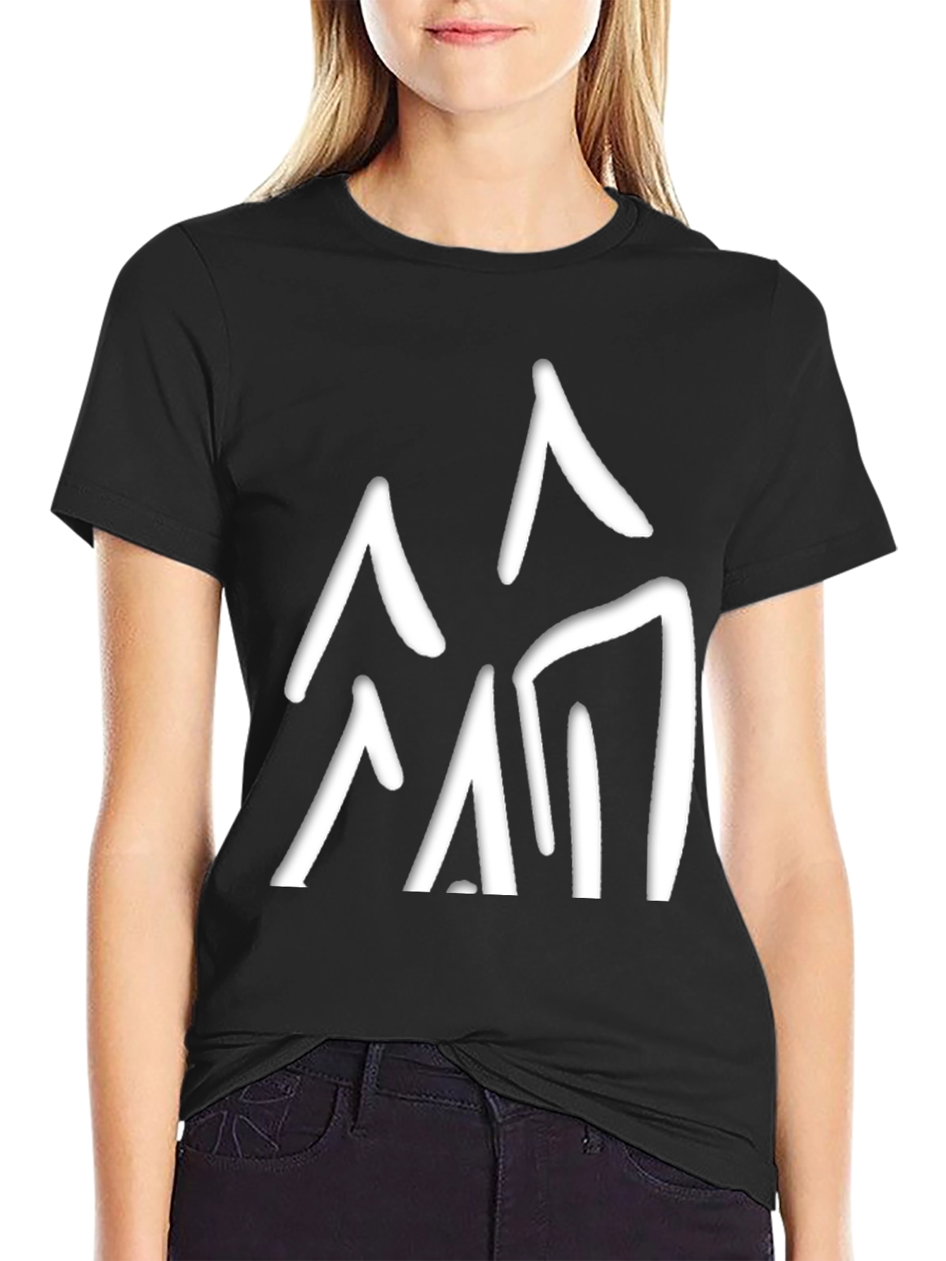 Abstract Mountain Graphic Tee
