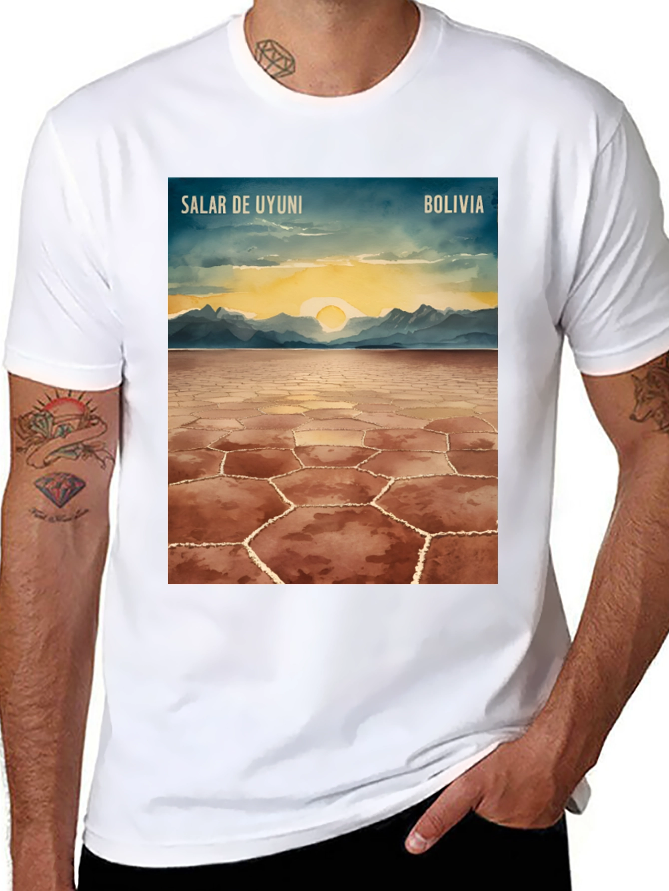 Salar de Uyuni Bolivia T-Shirt - Travel Tee