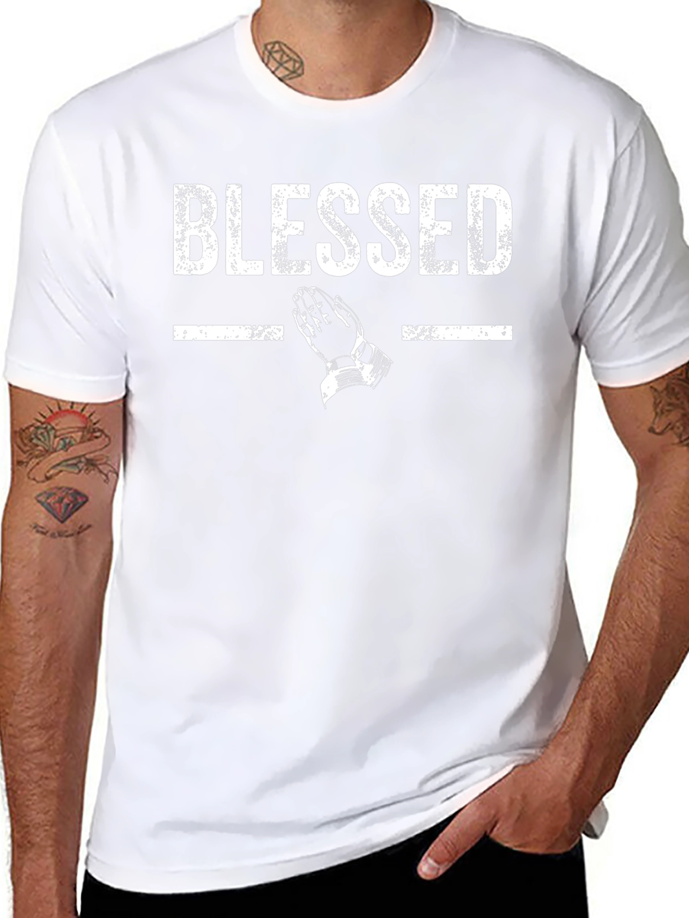 Blessed Graphic T-Shirt - Stylish Religious Apparel
