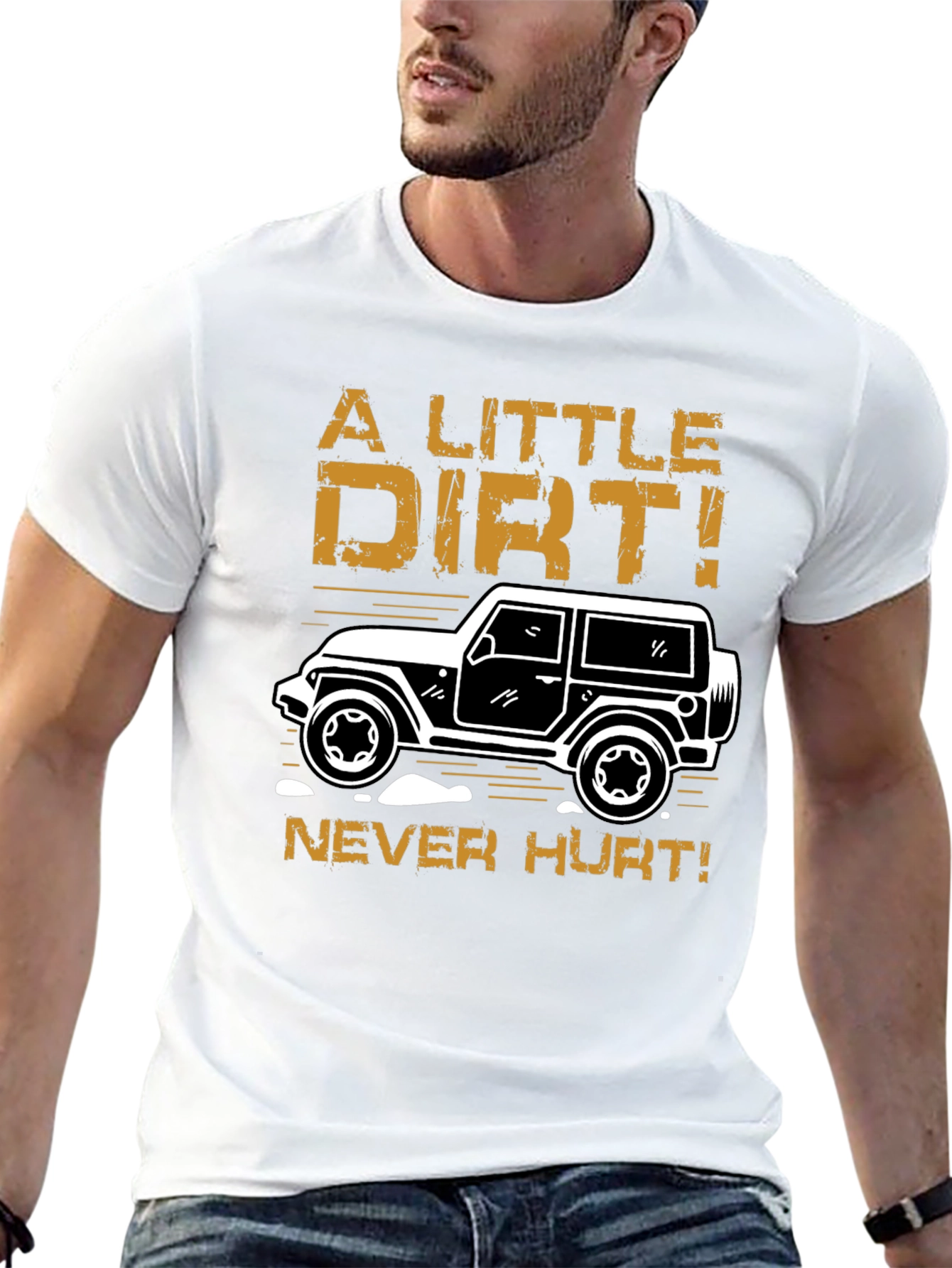 A Little Dirt! Mens Graphic Tee