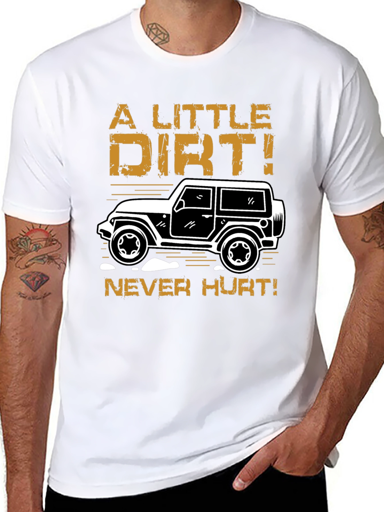 A Little Dirt! Mens Graphic Tee