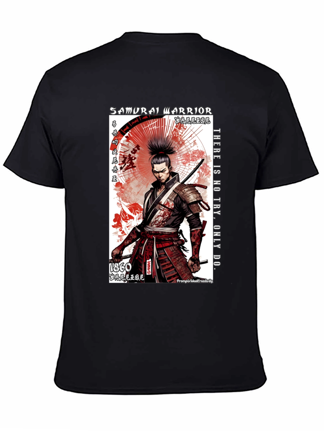 Samurai Warrior Graphic T-Shirt