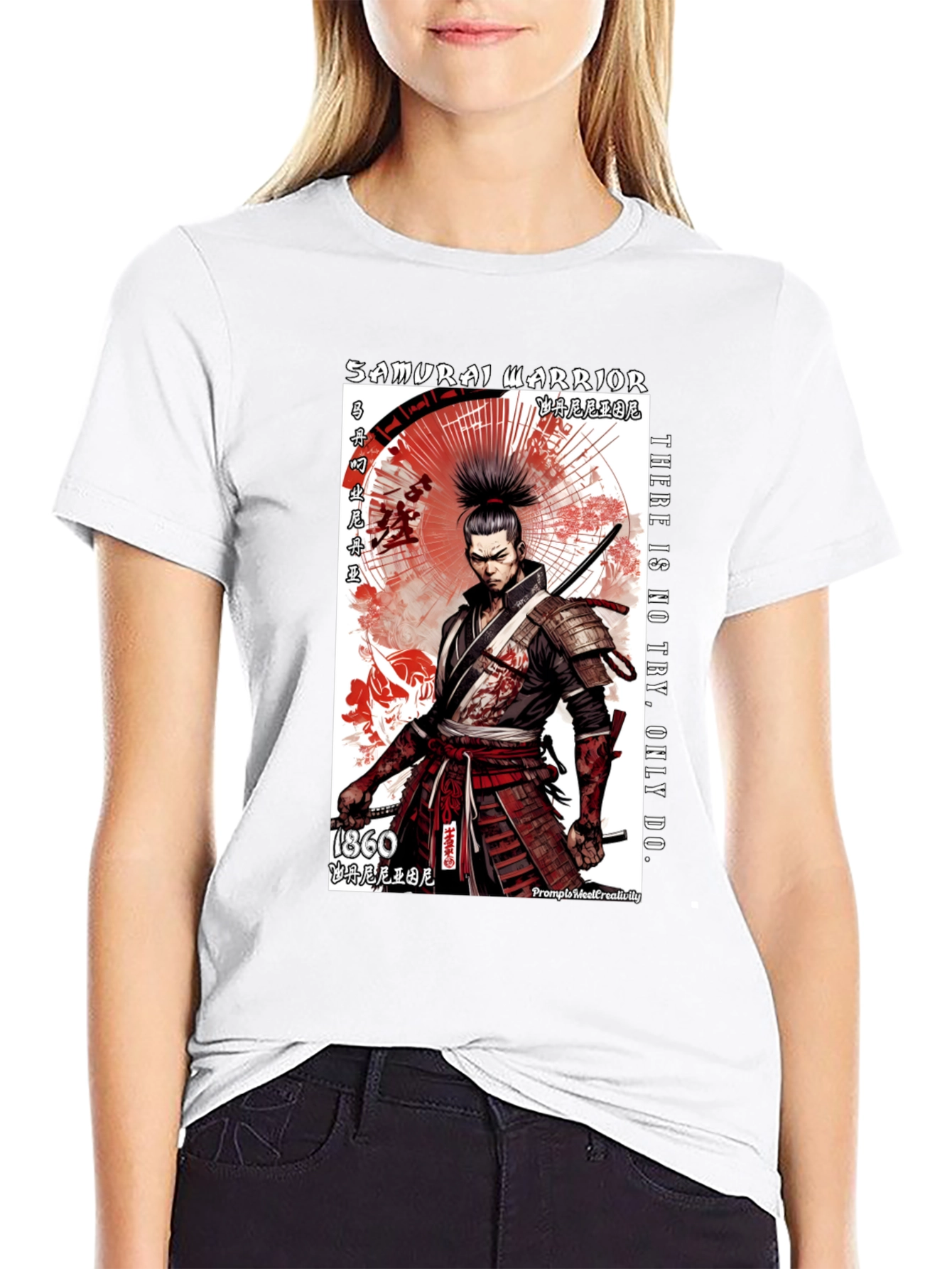 Samurai Warrior Graphic T-Shirt