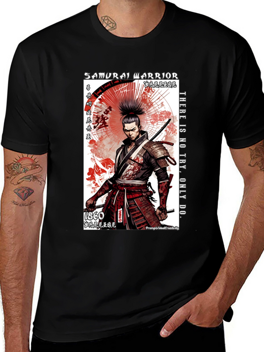 Samurai Warrior Graphic T-Shirt