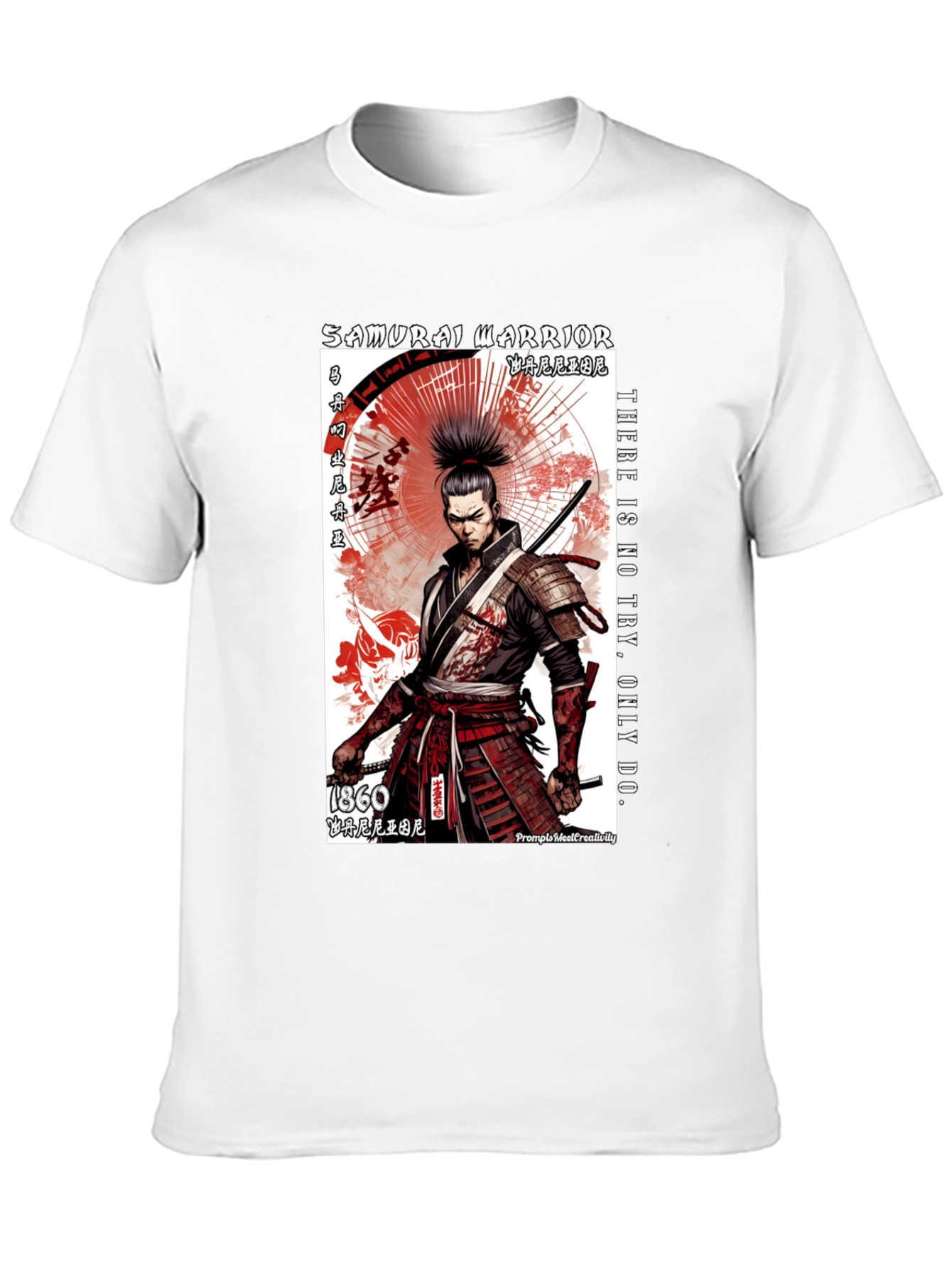 Samurai Warrior Graphic T-Shirt
