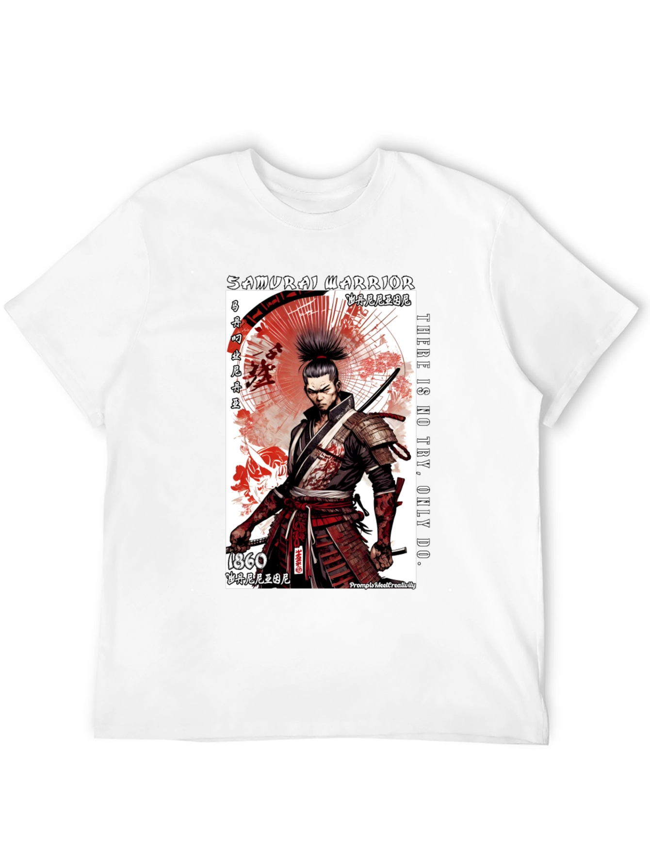 Samurai Warrior Graphic T-Shirt