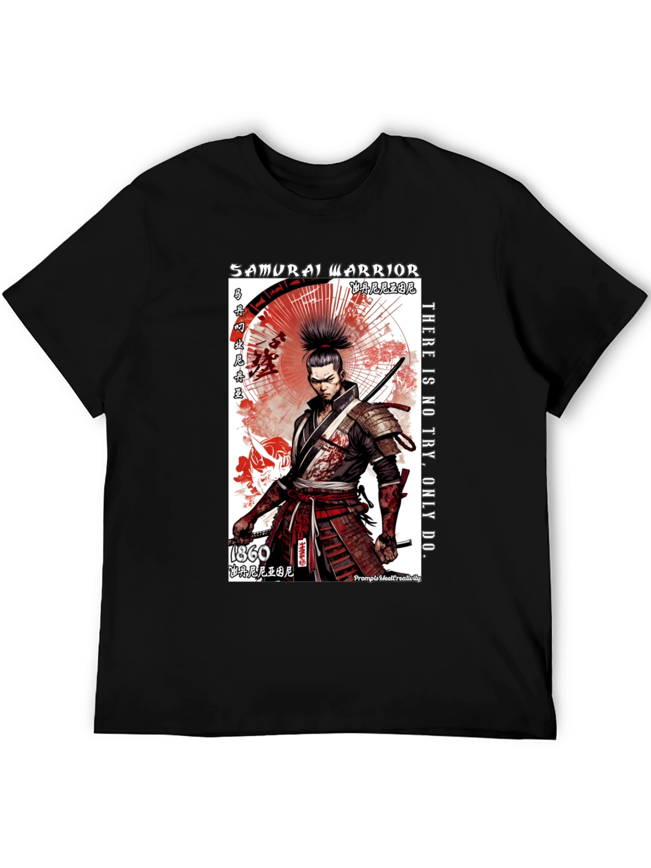 Samurai Warrior Graphic T-Shirt