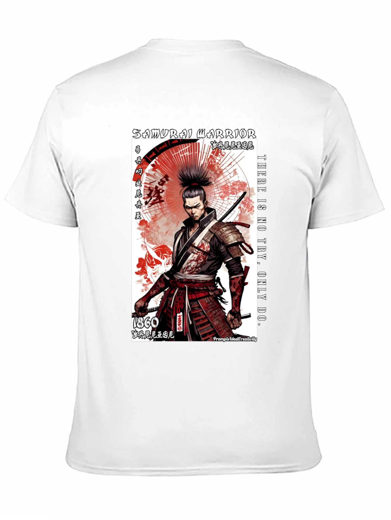Samurai Warrior Graphic T-Shirt