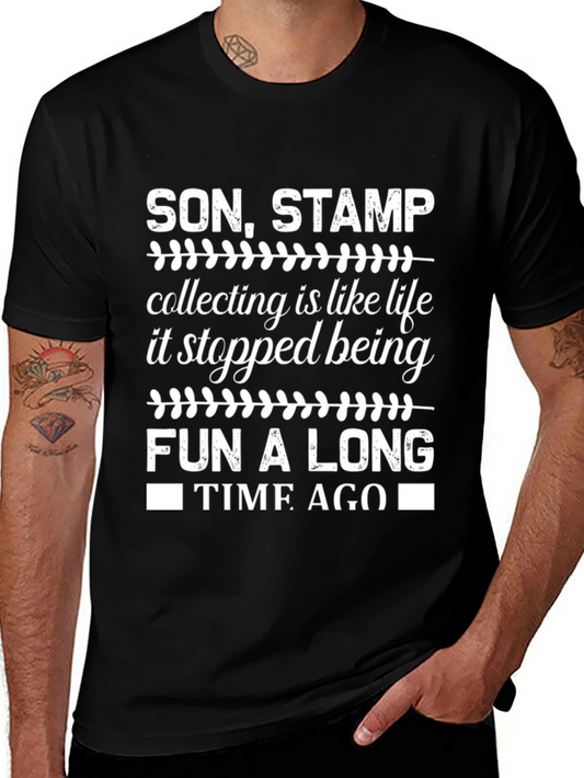 Stamp Collecting Humor Graphic Tee