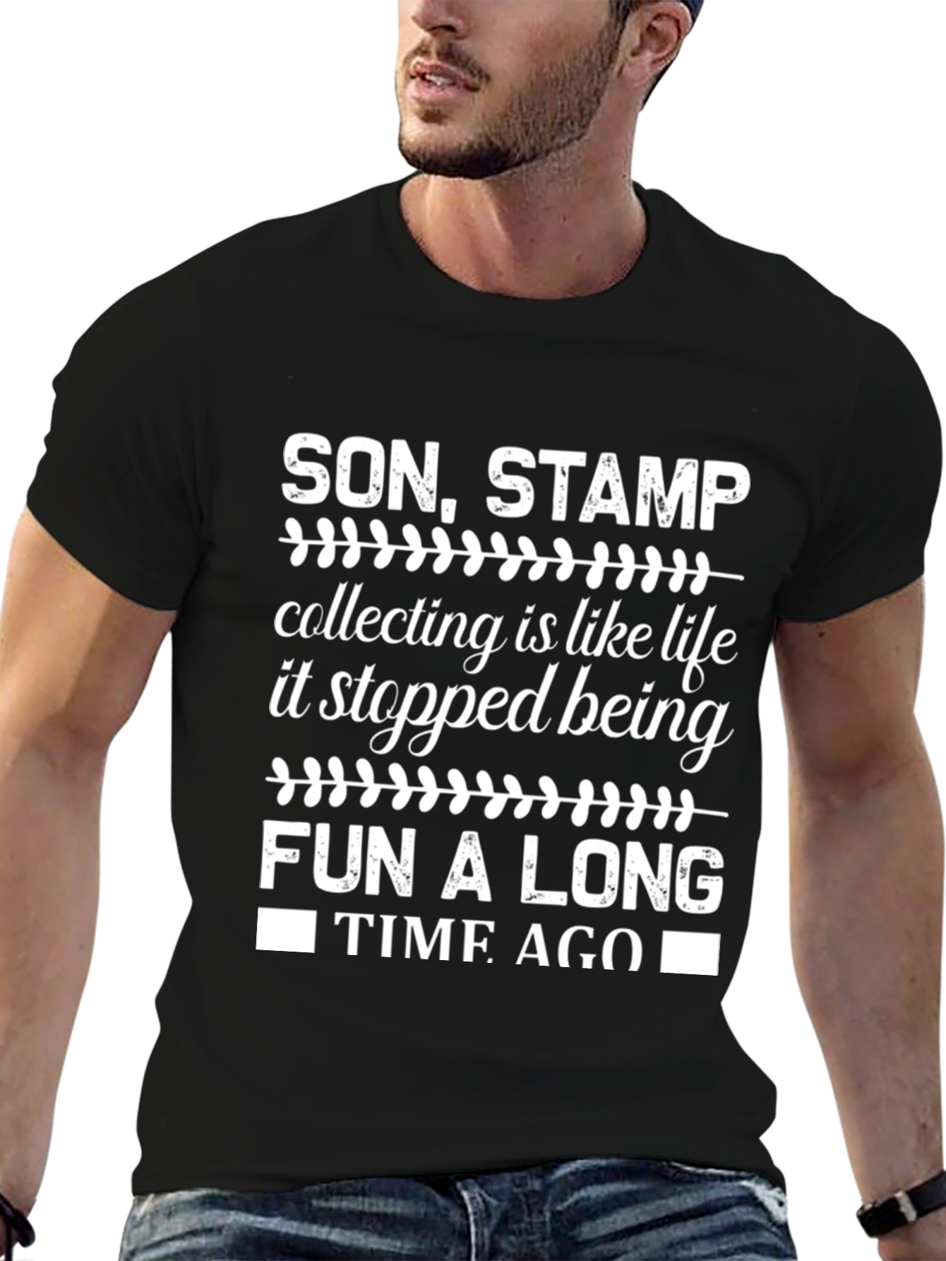 Stamp Collecting Humor Graphic Tee