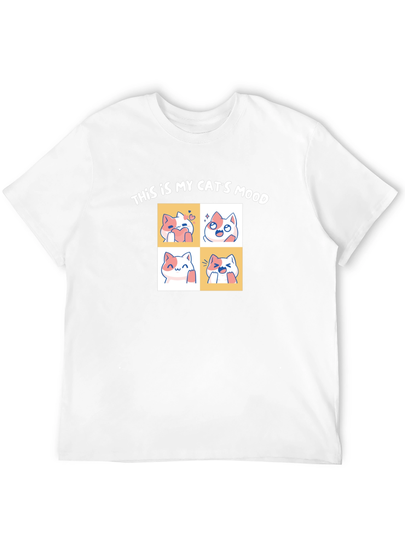 Cat Moods T-Shirt - Unisex Graphic Tee