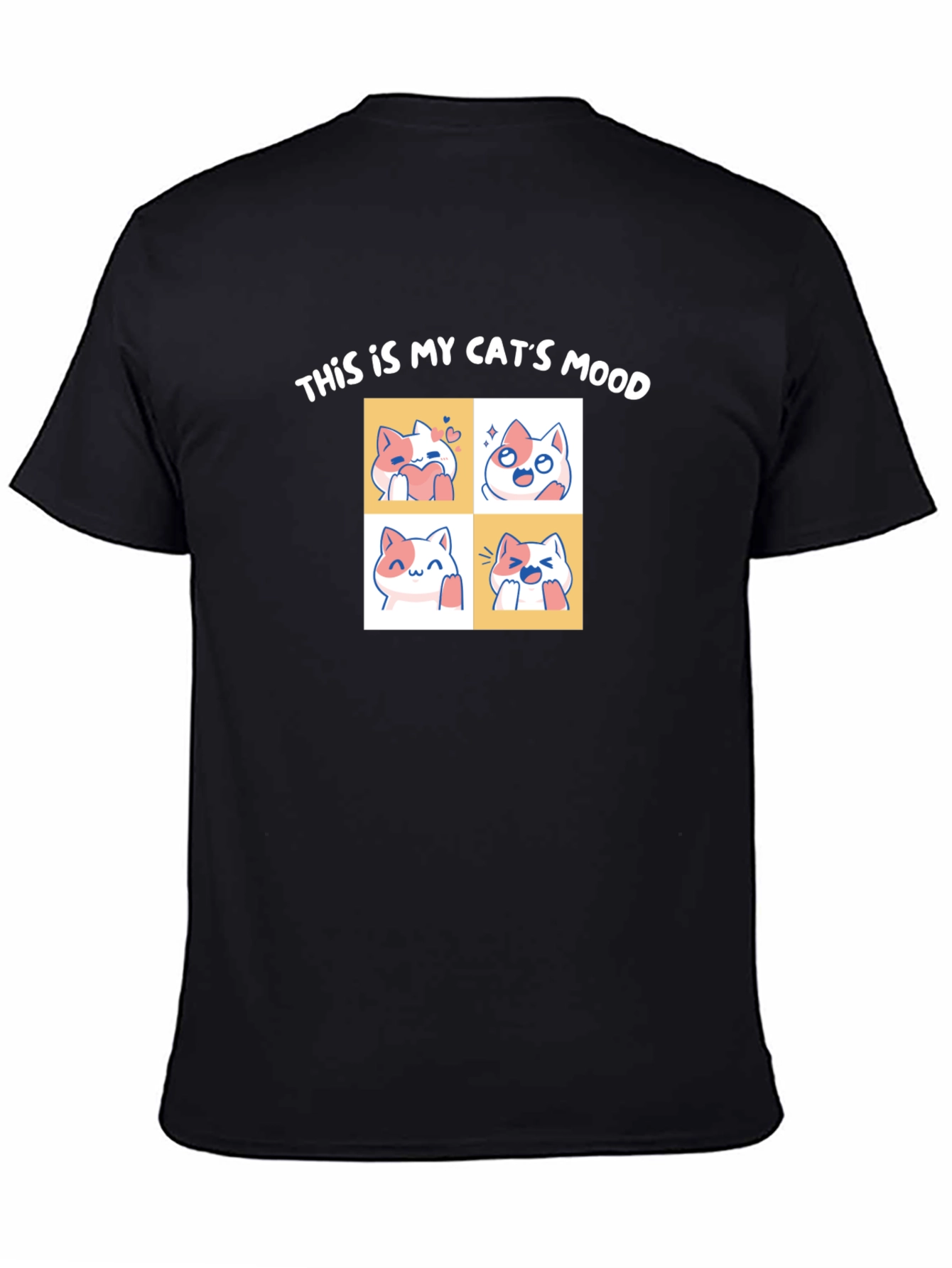 Cat Moods T-Shirt - Unisex Graphic Tee