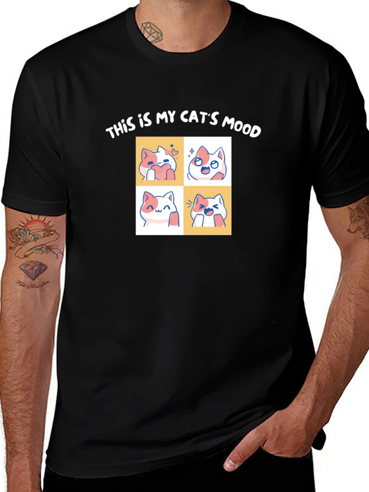 Cat Moods T-Shirt - Unisex Graphic Tee