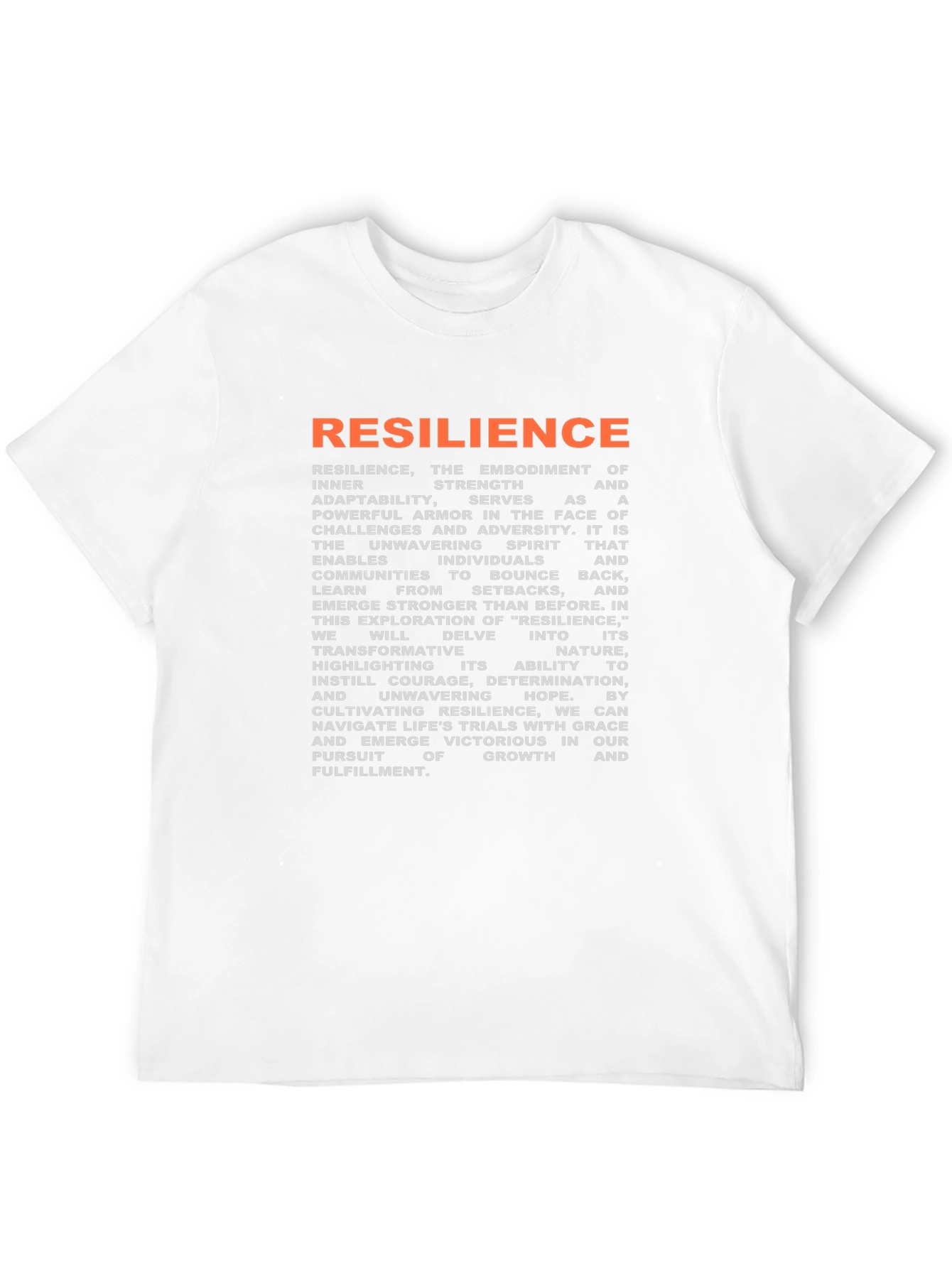 Resilience Graphic Tee - Strength & Adaptability