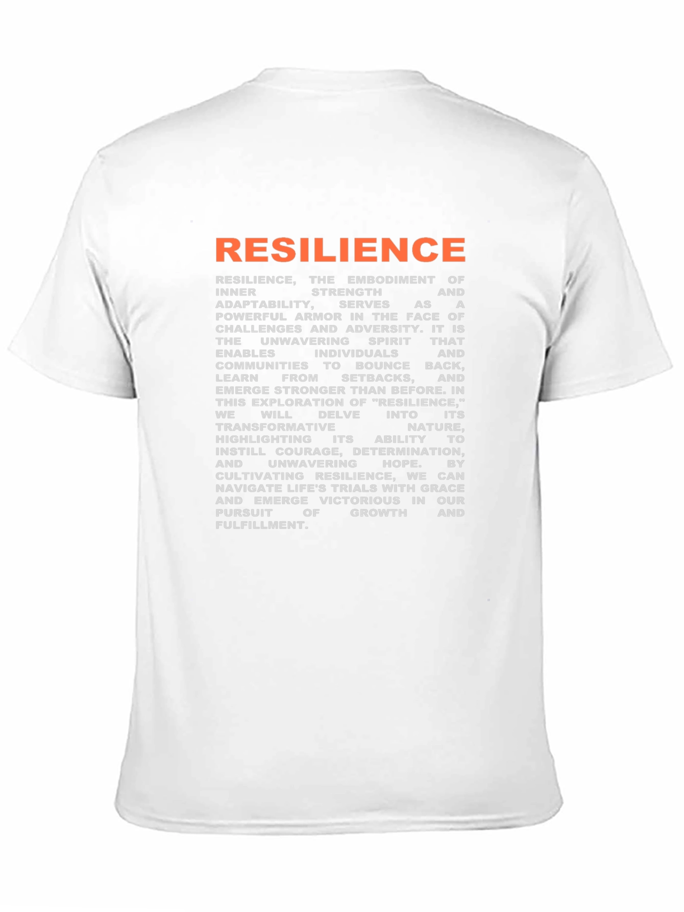 Resilience Graphic Tee - Strength & Adaptability