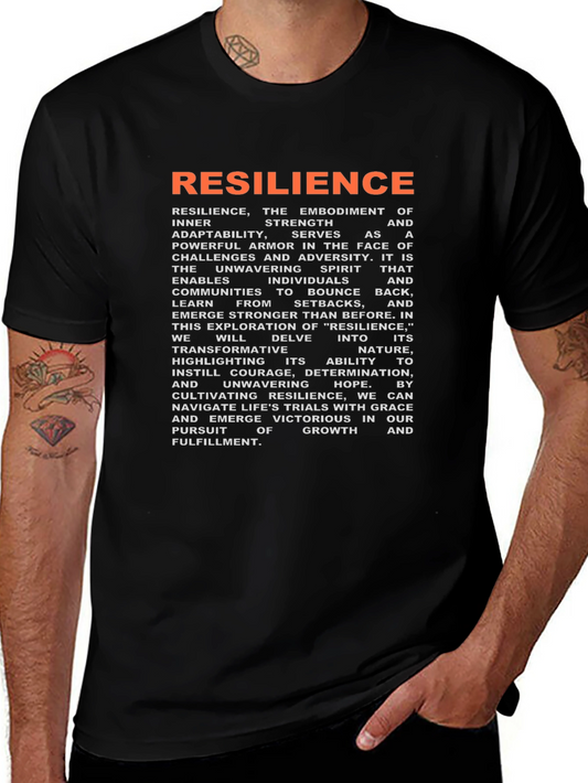 Resilience Graphic Tee - Strength & Adaptability