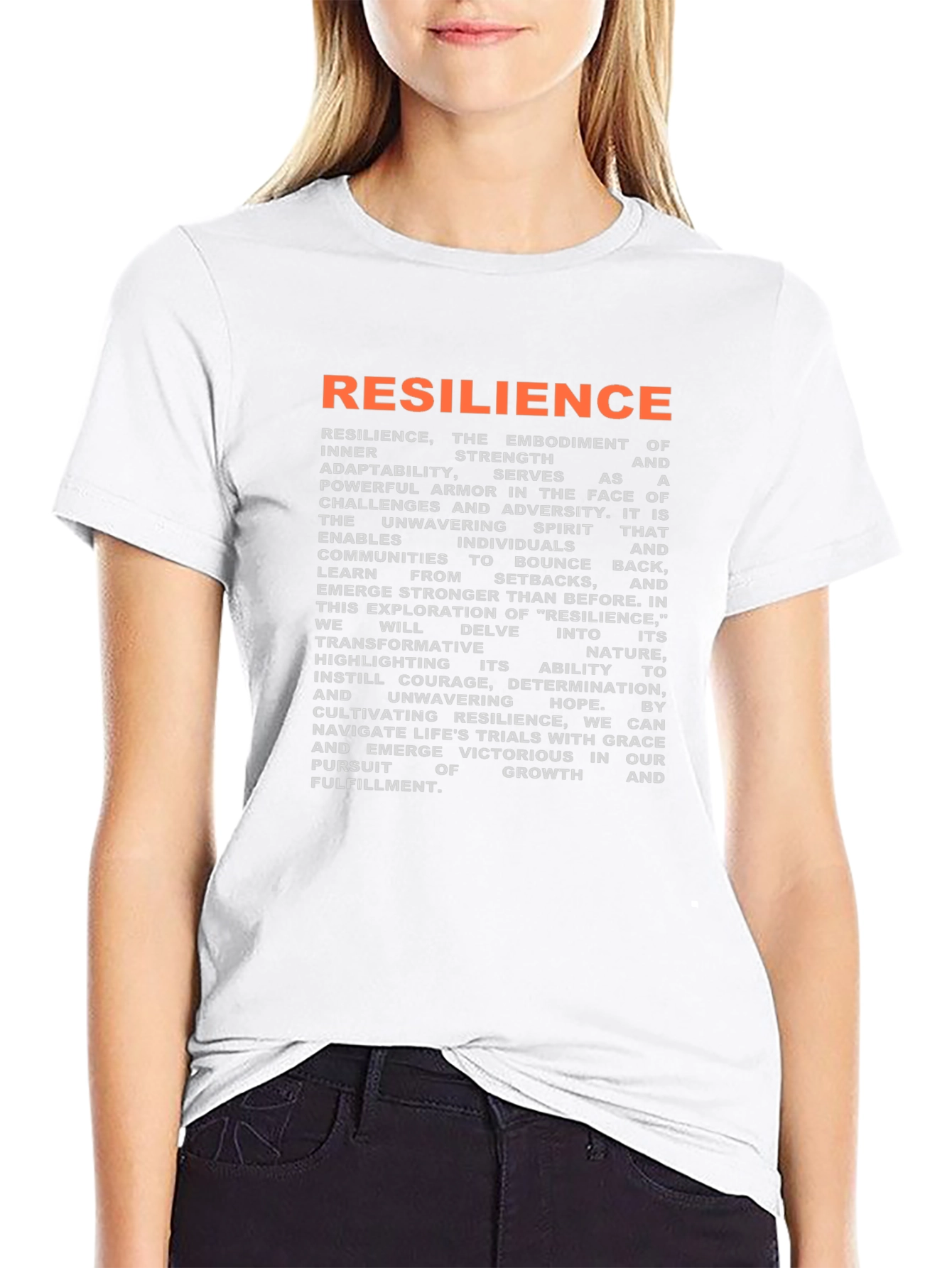 Resilience Graphic Tee - Strength & Adaptability