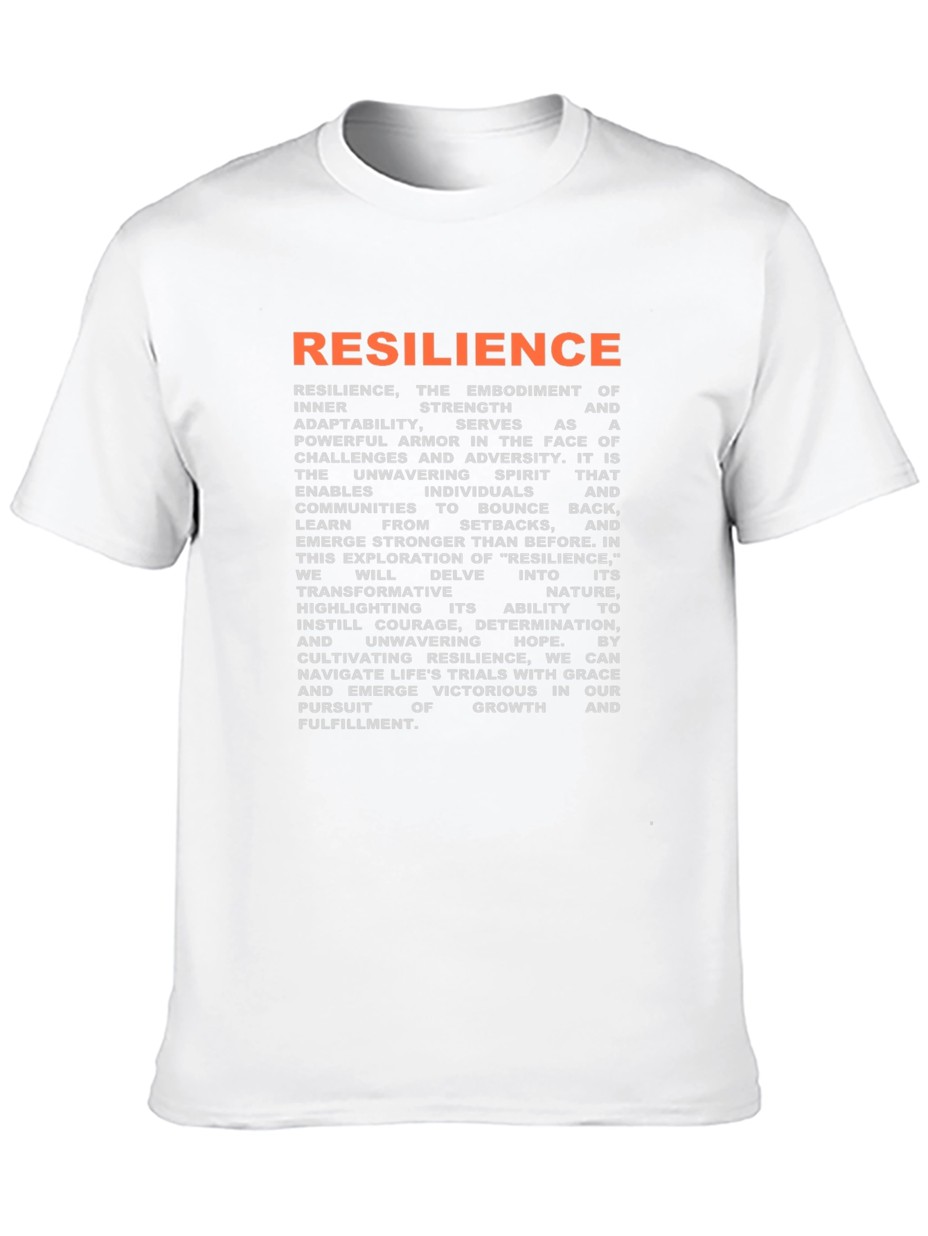 Resilience Graphic Tee - Strength & Adaptability