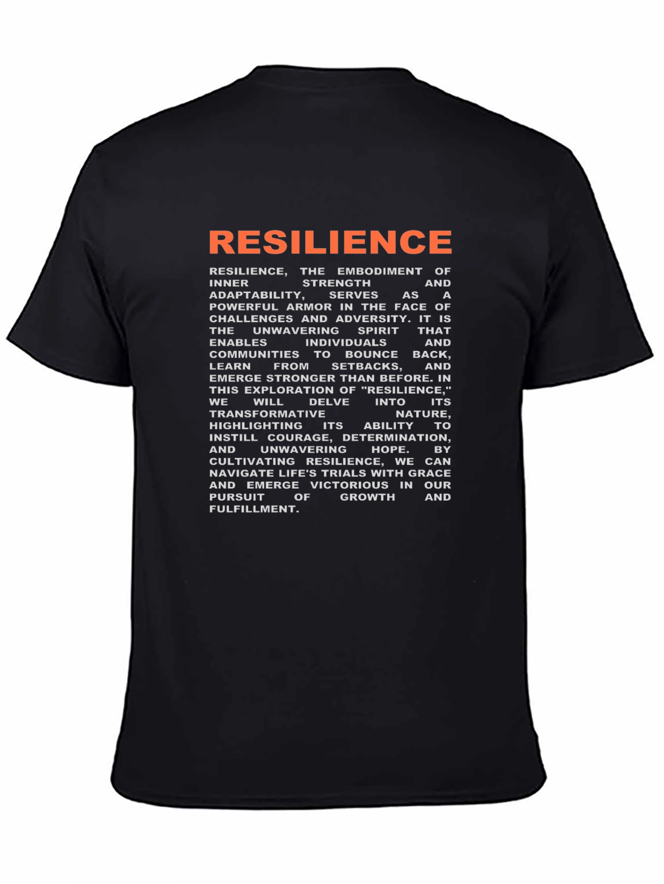 Resilience Graphic Tee - Strength & Adaptability