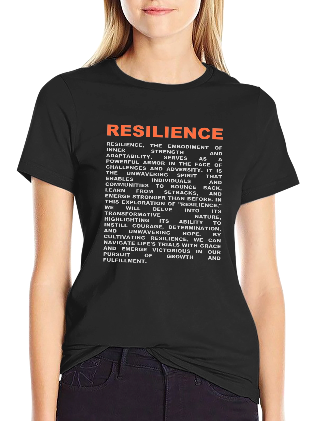 Resilience Graphic Tee - Strength & Adaptability